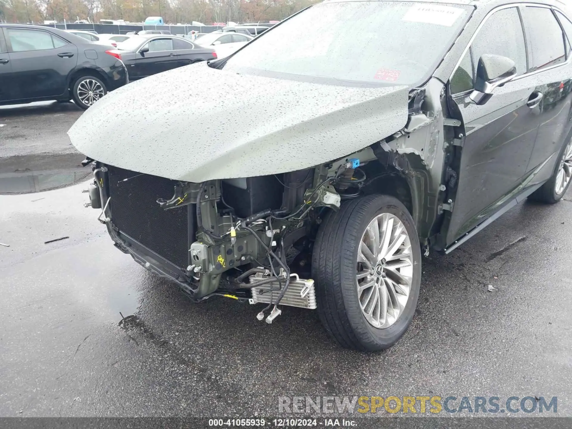 6 fotografías del automóvil dañado JTJJZKEA0M2021462 LEXUS RX 350L 2021