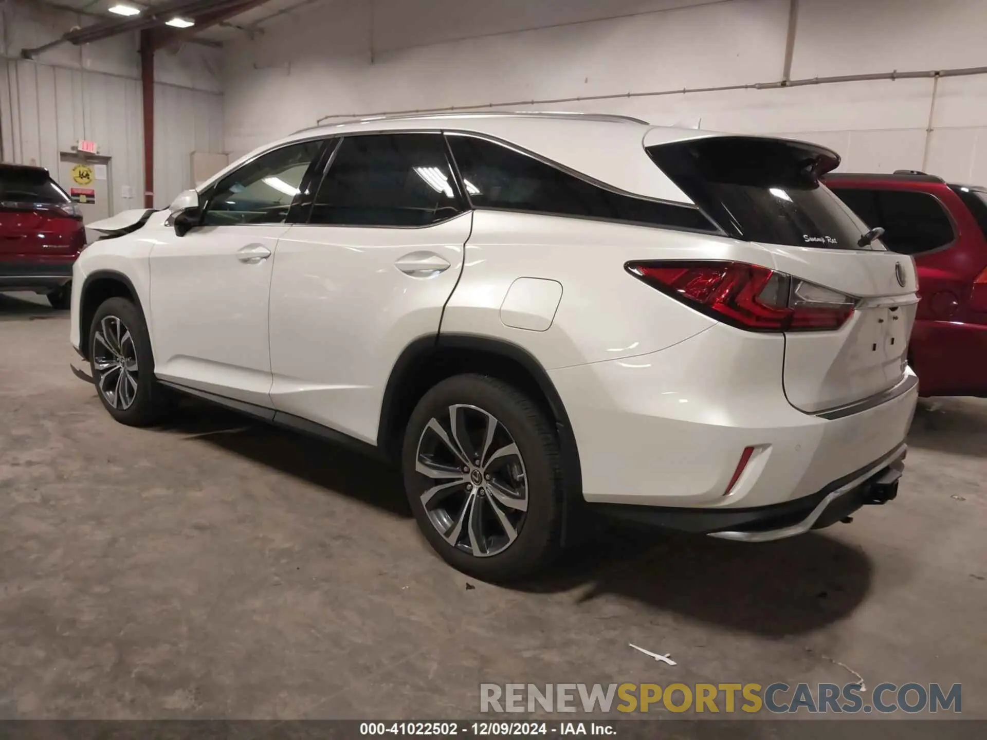 3 fotografías del automóvil dañado JTJHZKFA6N2043044 LEXUS RX 350L 2022