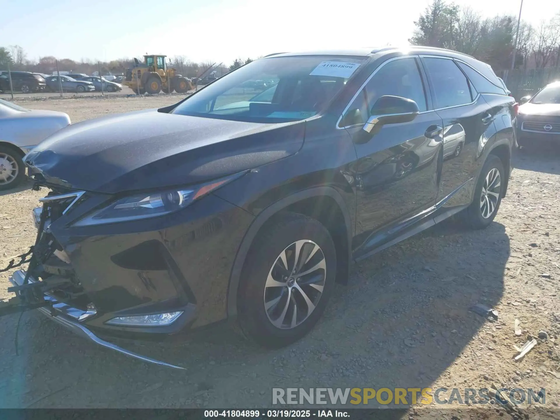 2 fotografías del automóvil dañado JTJHZKFA7N2037057 LEXUS RX 350L 2022
