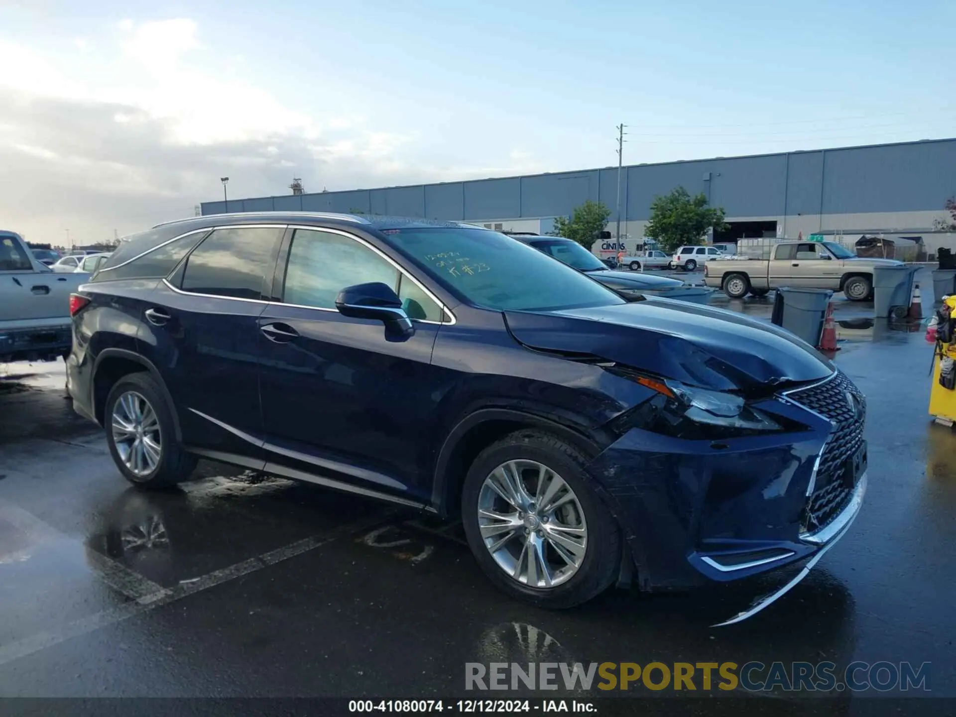 1 fotografías del automóvil dañado JTJHZKFA9N2038985 LEXUS RX 350L 2022