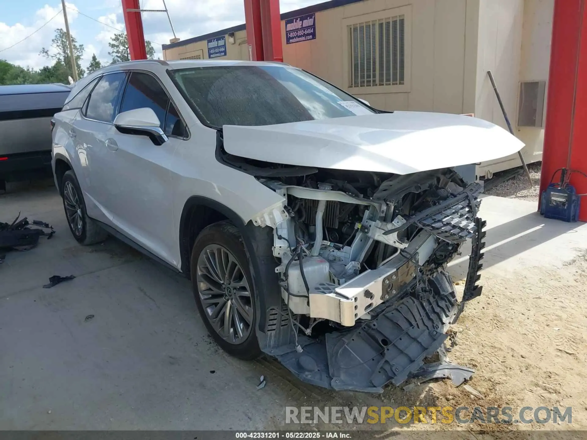 1 fotografías del automóvil dañado JTJJZKEA8N2026796 LEXUS RX 350L 2022