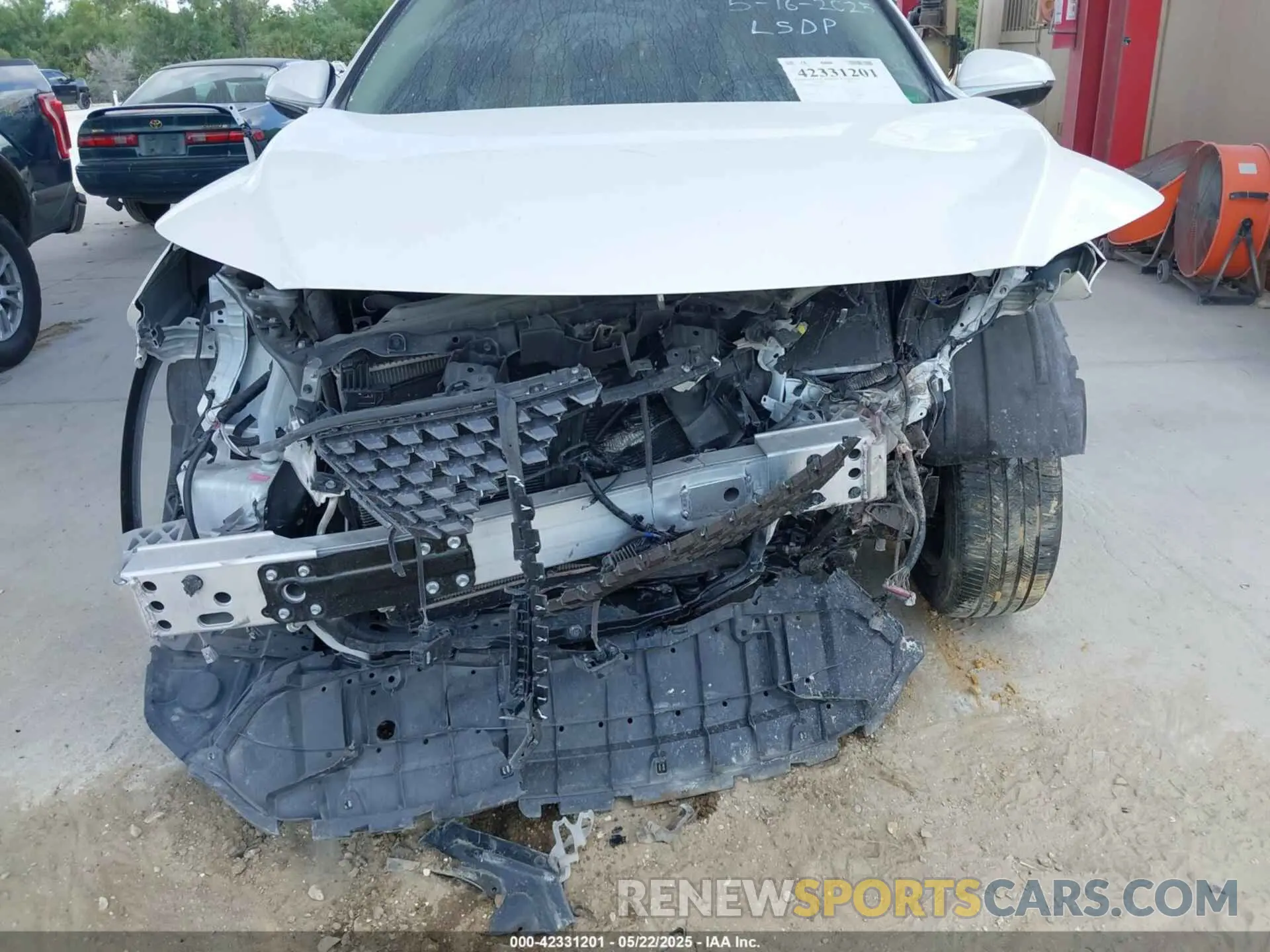 6 fotografías del automóvil dañado JTJJZKEA8N2026796 LEXUS RX 350L 2022