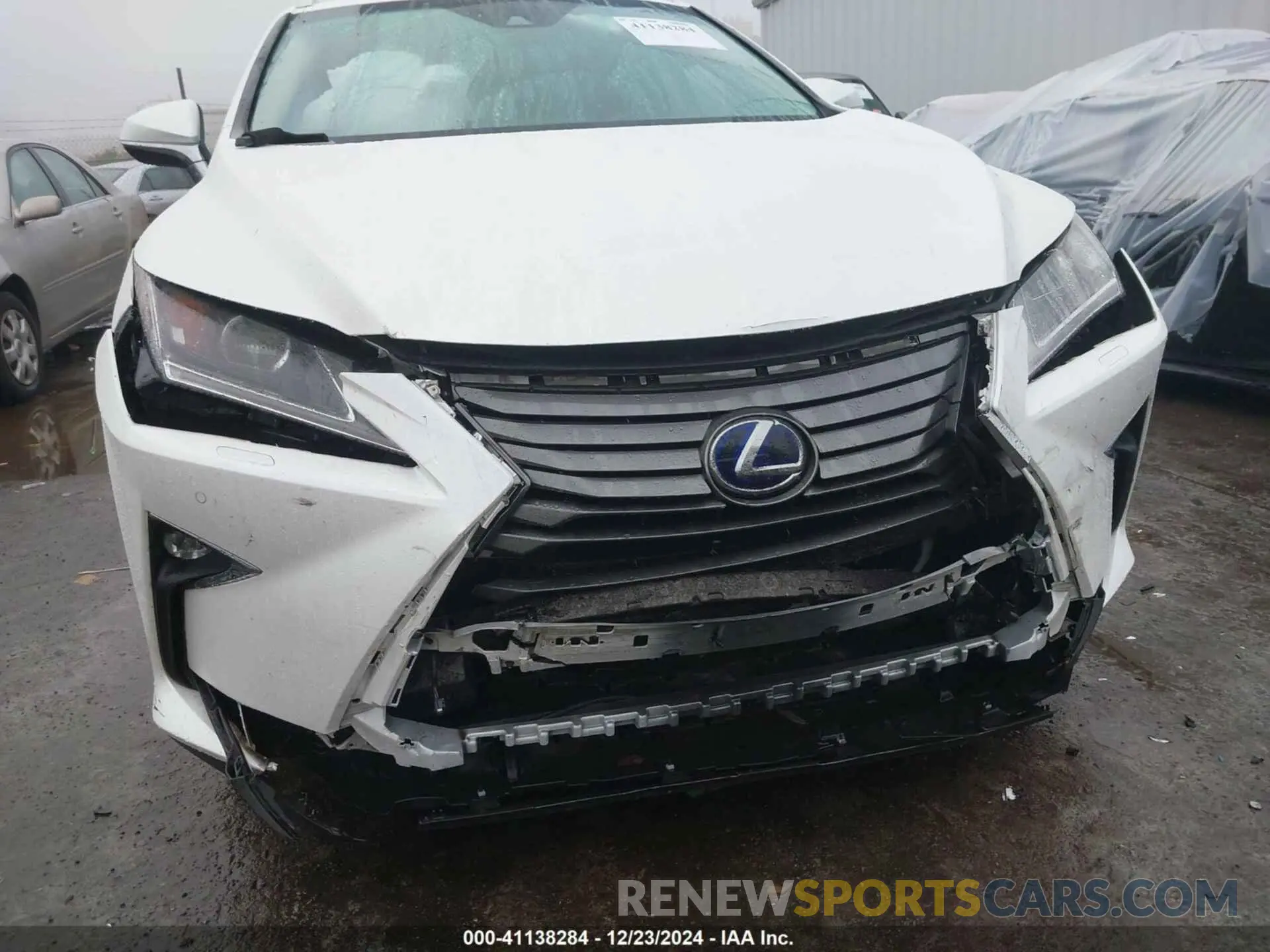 6 fotografías del automóvil dañado 2T2BGMCA0KC034640 LEXUS RX 450H 2019
