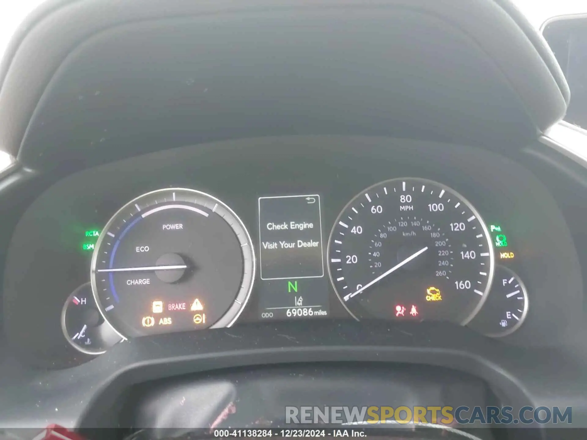 7 fotografías del automóvil dañado 2T2BGMCA0KC034640 LEXUS RX 450H 2019