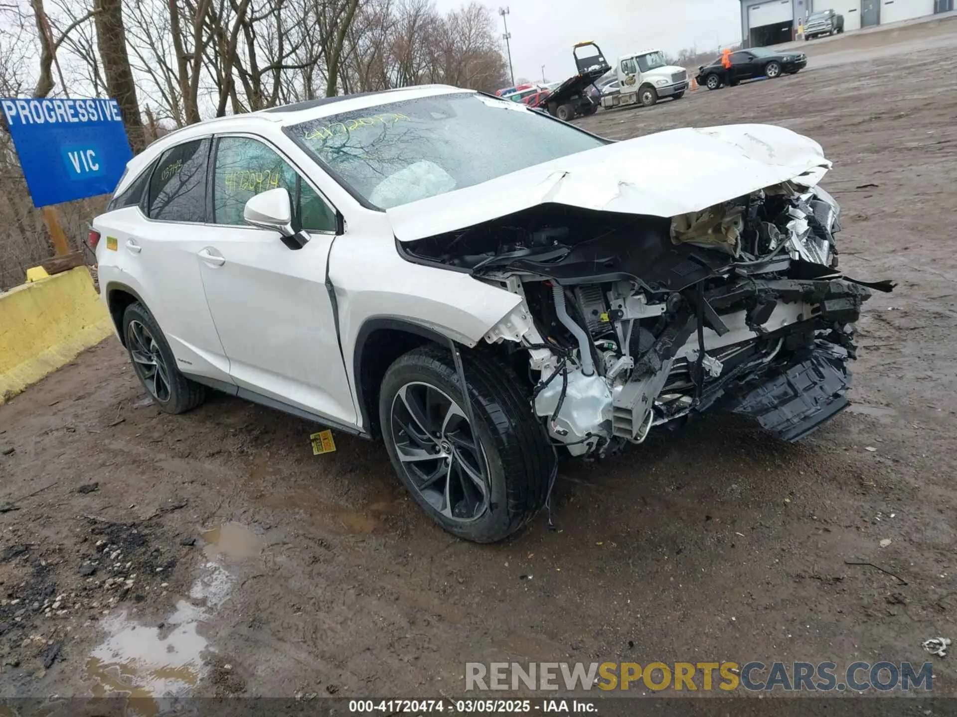 1 fotografías del automóvil dañado 2T2BGMCA1KC037143 LEXUS RX 450H 2019