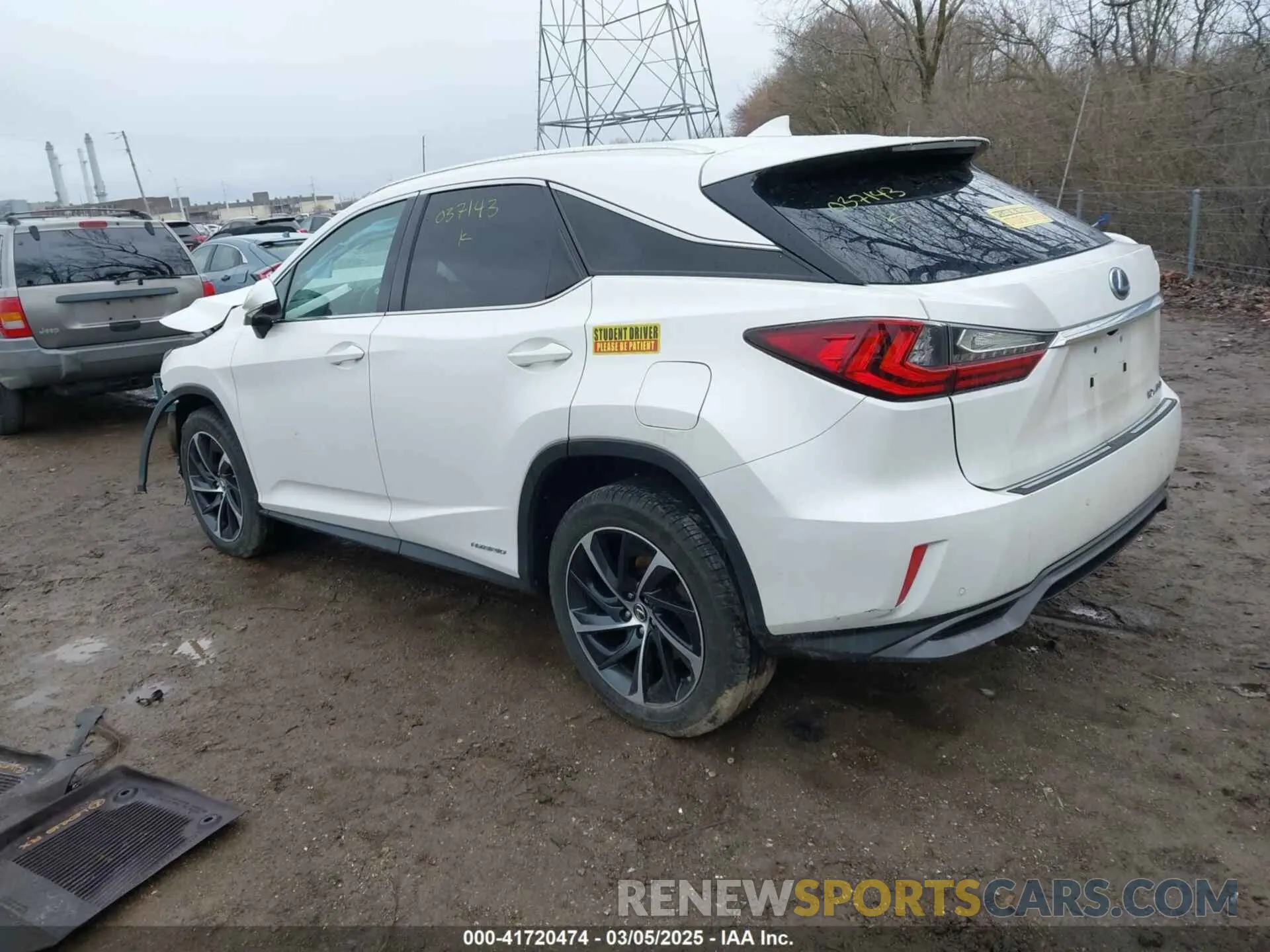 3 fotografías del automóvil dañado 2T2BGMCA1KC037143 LEXUS RX 450H 2019