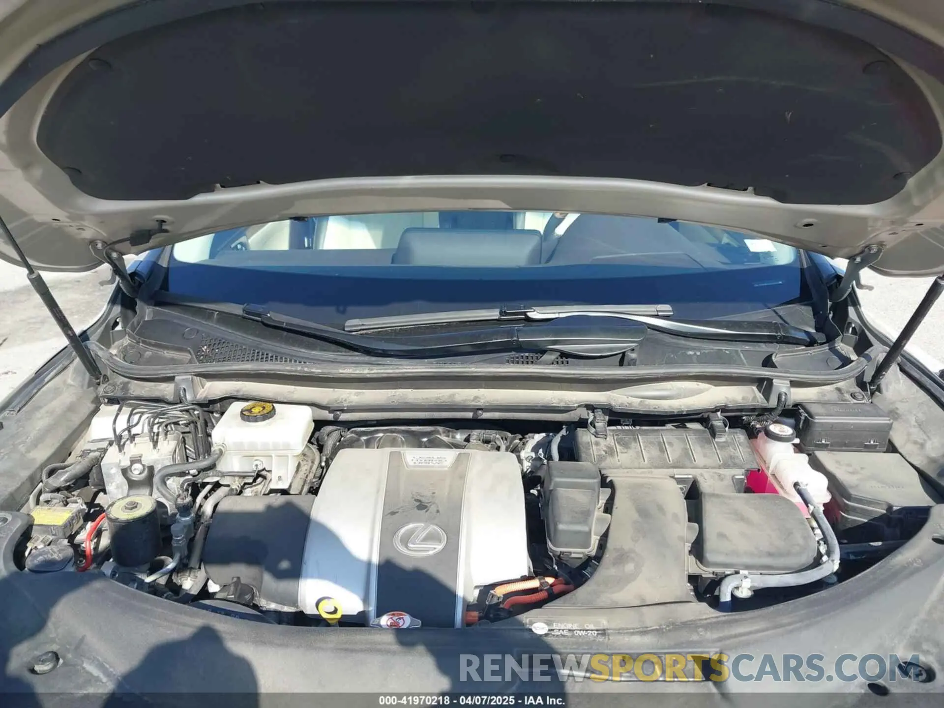 10 fotografías del automóvil dañado 2T2BGMCA3KC040061 LEXUS RX 450H 2019