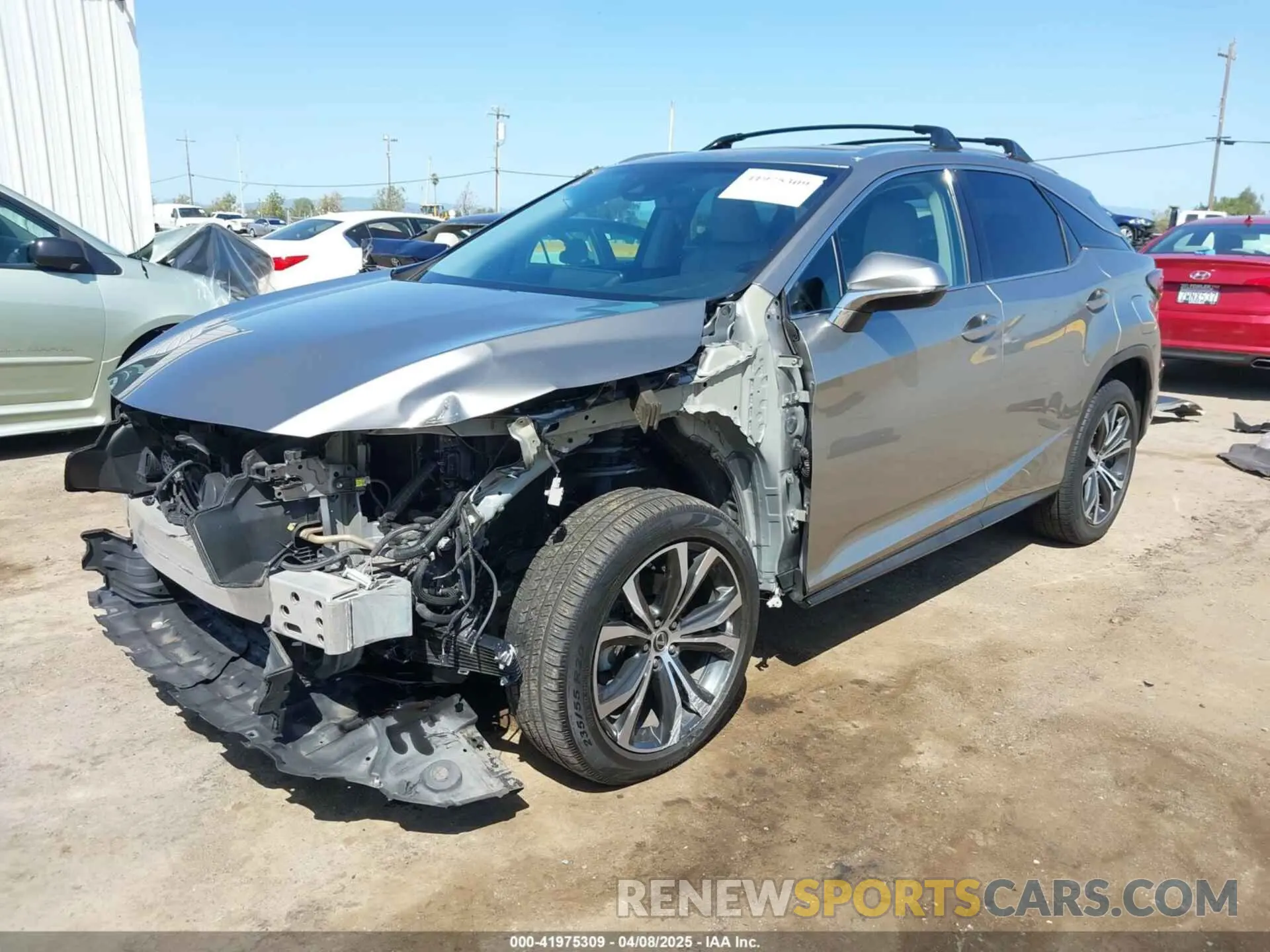 2 fotografías del automóvil dañado 2T2BGMCA4KC042885 LEXUS RX 450H 2019