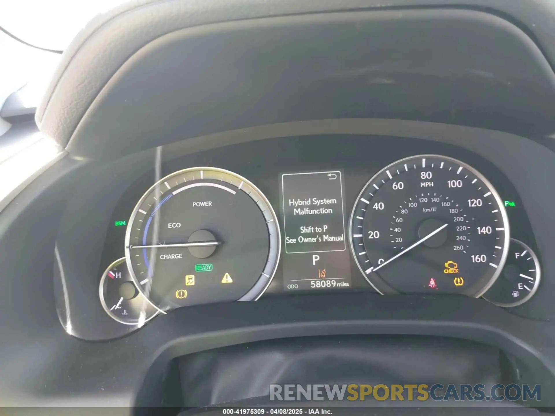 7 fotografías del automóvil dañado 2T2BGMCA4KC042885 LEXUS RX 450H 2019