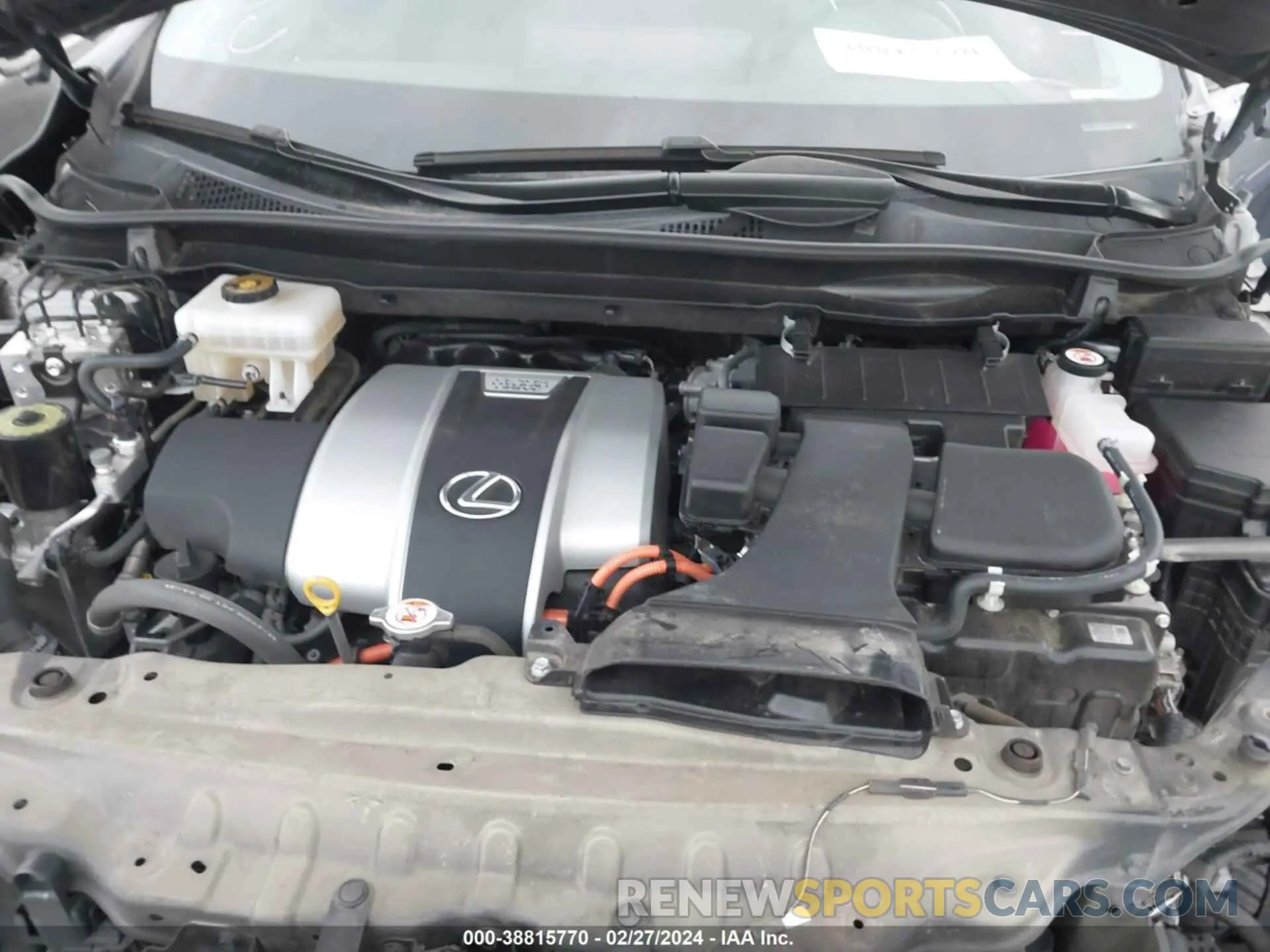 10 fotografías del automóvil dañado 2T2BGMCA8KC035230 LEXUS RX 450H 2019