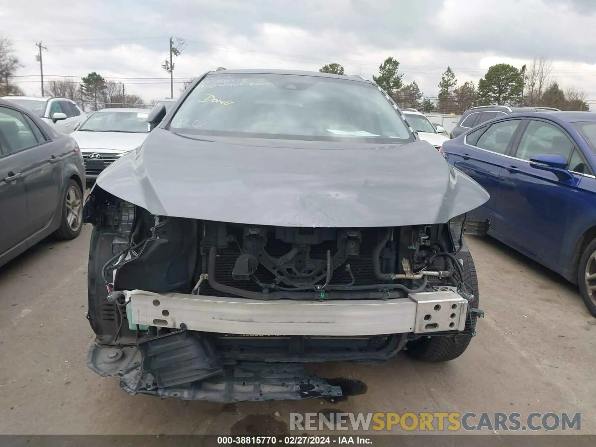 13 fotografías del automóvil dañado 2T2BGMCA8KC035230 LEXUS RX 450H 2019