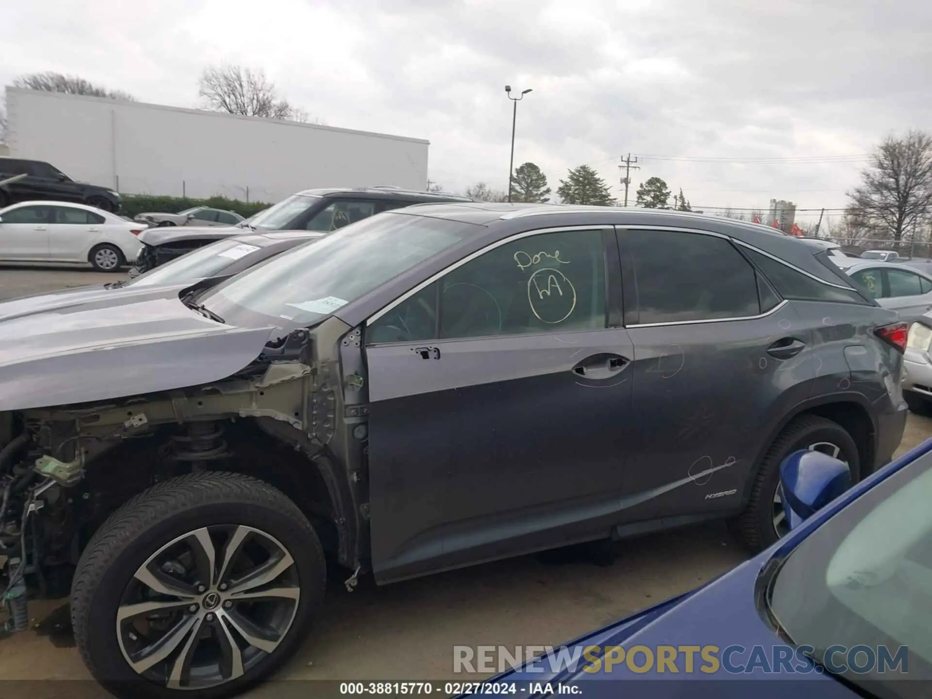 15 fotografías del automóvil dañado 2T2BGMCA8KC035230 LEXUS RX 450H 2019