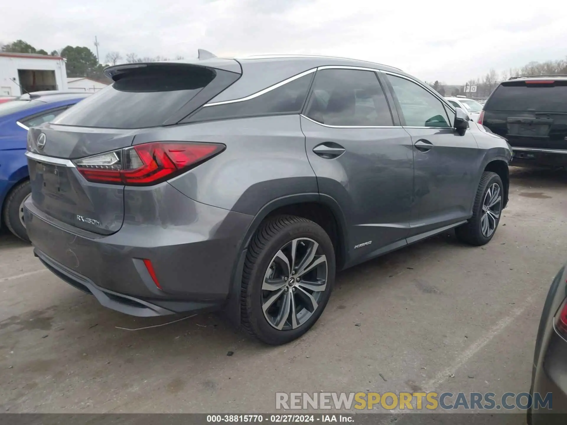 4 fotografías del automóvil dañado 2T2BGMCA8KC035230 LEXUS RX 450H 2019