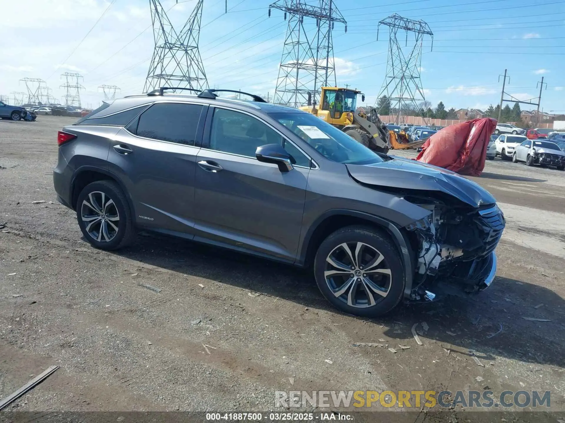 1 fotografías del automóvil dañado 2T2BGMCA9KC033678 LEXUS RX 450H 2019