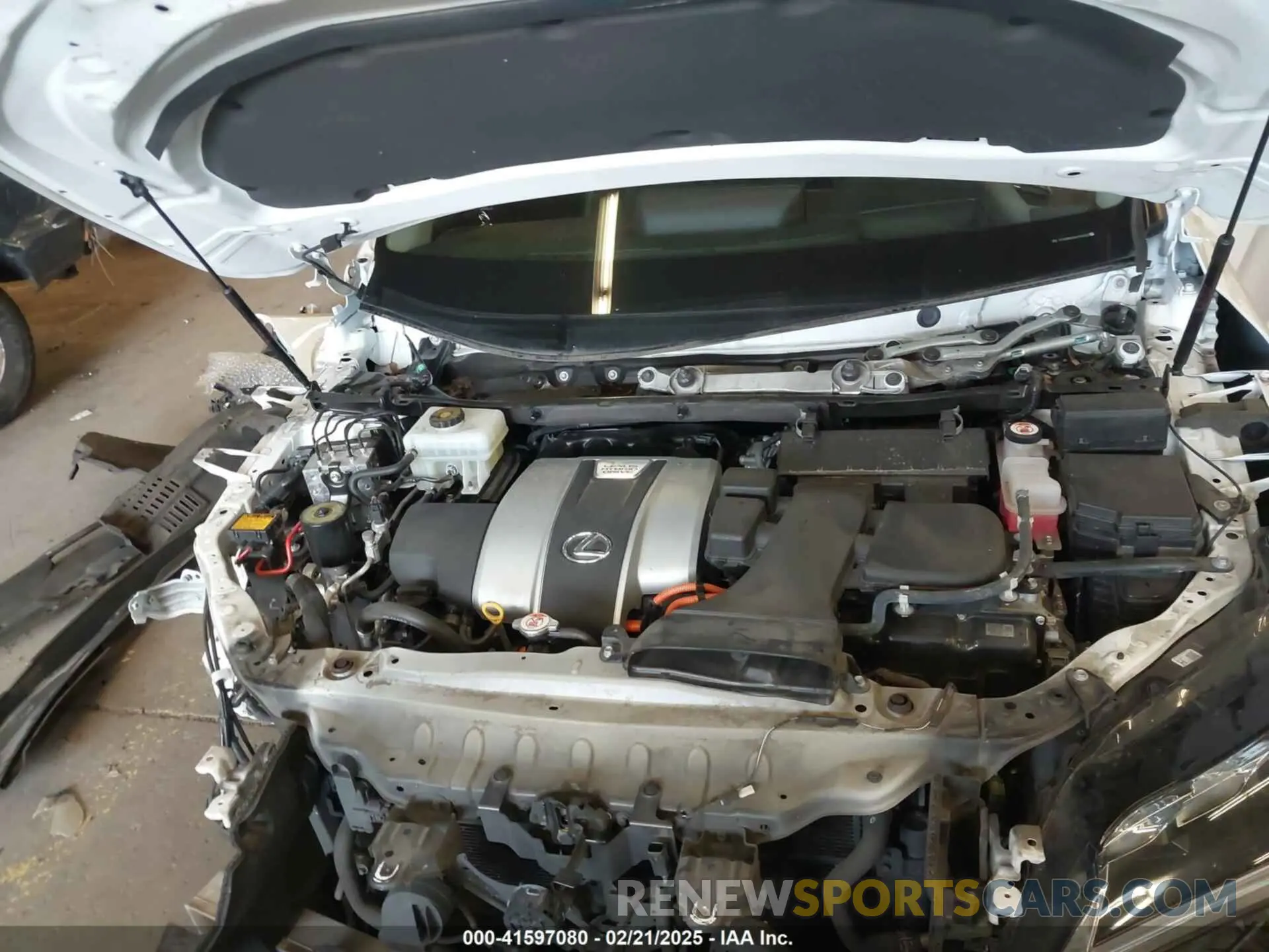10 fotografías del automóvil dañado 2T2BGMCAXKC039392 LEXUS RX 450H 2019