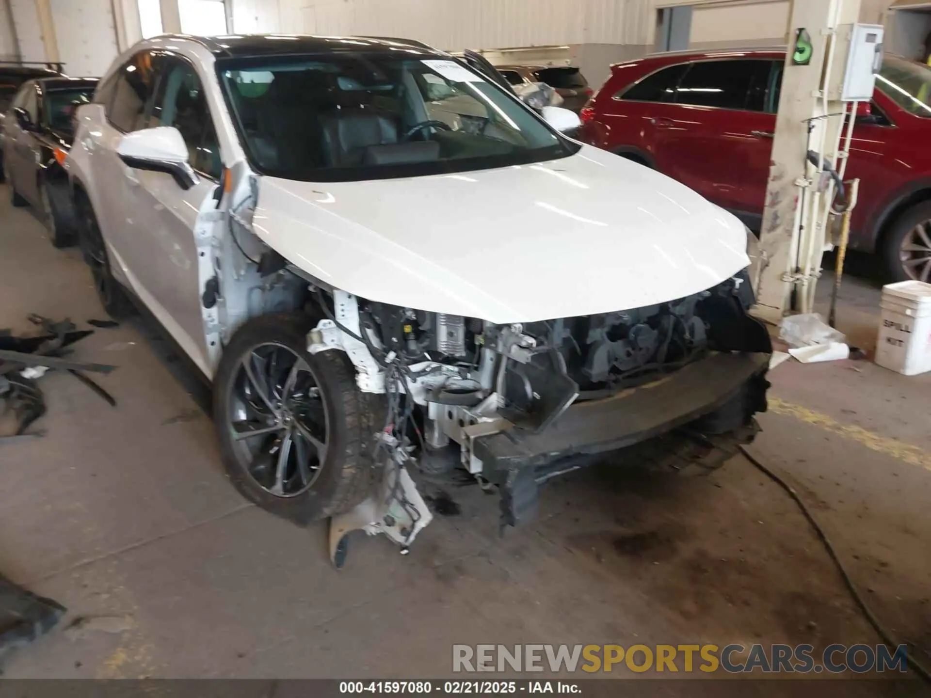 6 fotografías del automóvil dañado 2T2BGMCAXKC039392 LEXUS RX 450H 2019
