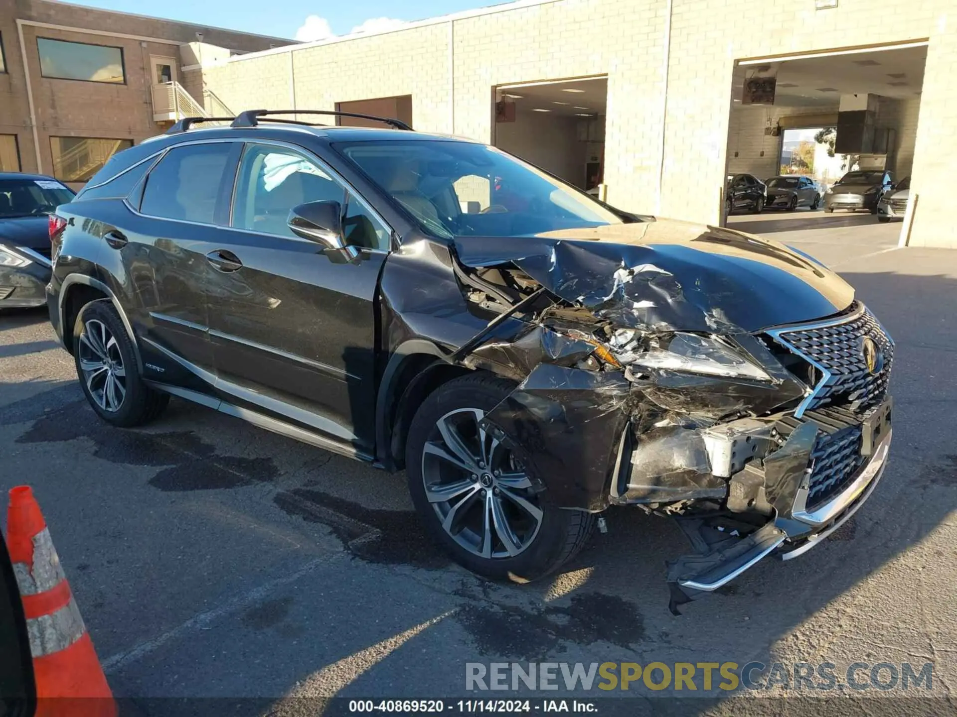 1 fotografías del automóvil dañado 2T2HGMDA0LC046815 LEXUS RX 450H 2020