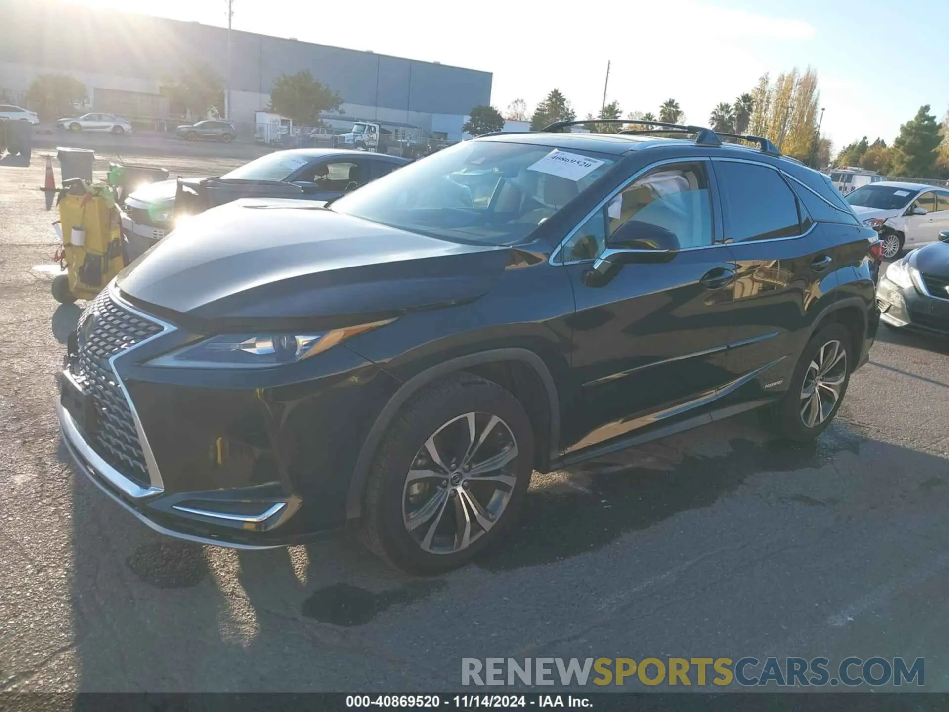 2 fotografías del automóvil dañado 2T2HGMDA0LC046815 LEXUS RX 450H 2020