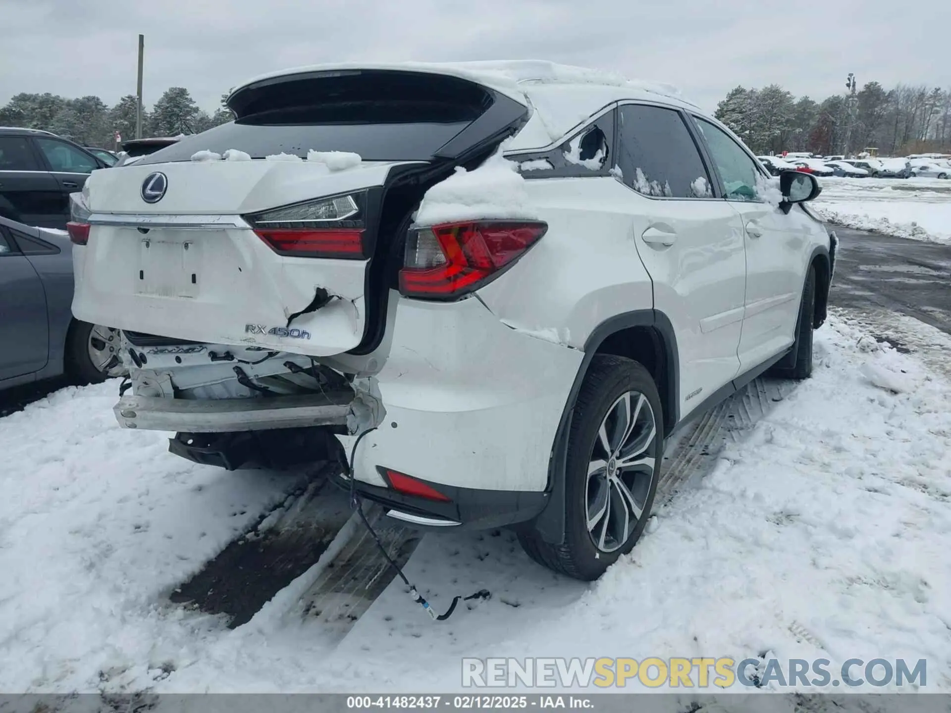 4 fotografías del automóvil dañado 2T2HGMDA0LC048192 LEXUS RX 450H 2020