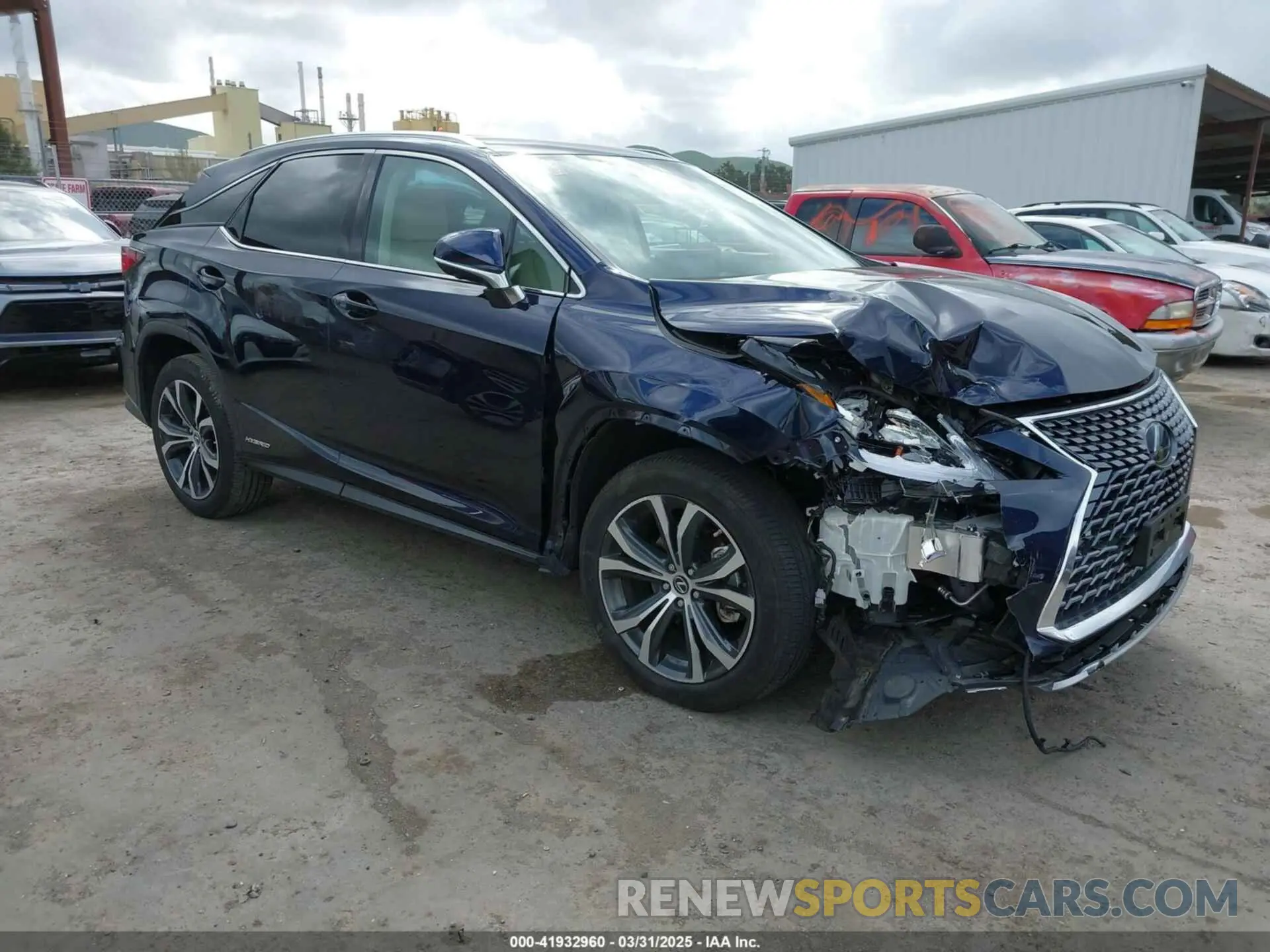 1 fotografías del automóvil dañado 2T2HGMDA6LC047628 LEXUS RX 450H 2020