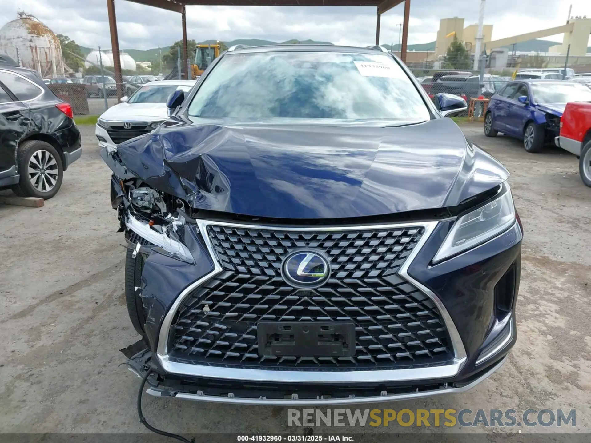 13 fotografías del automóvil dañado 2T2HGMDA6LC047628 LEXUS RX 450H 2020