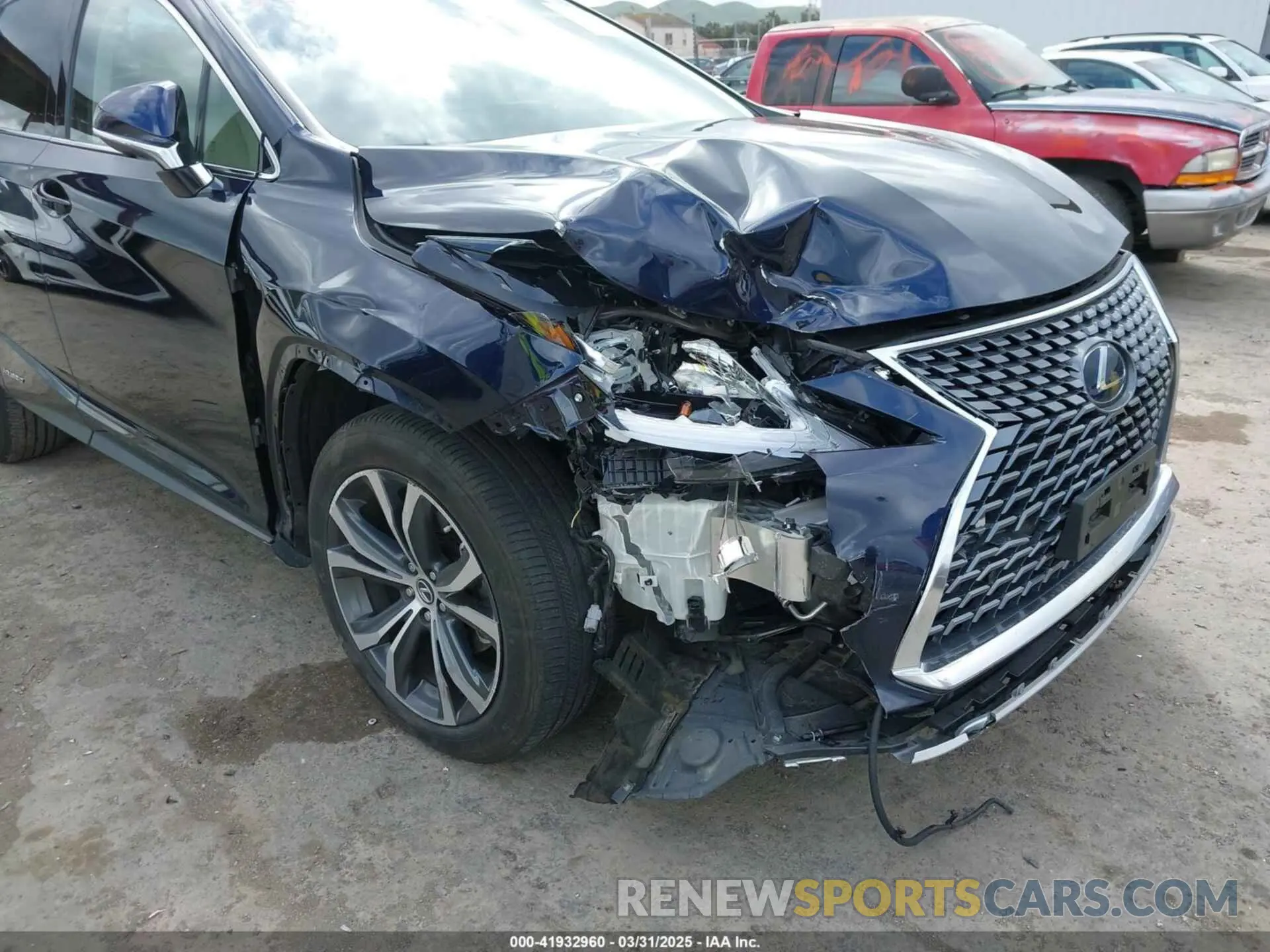 6 fotografías del automóvil dañado 2T2HGMDA6LC047628 LEXUS RX 450H 2020