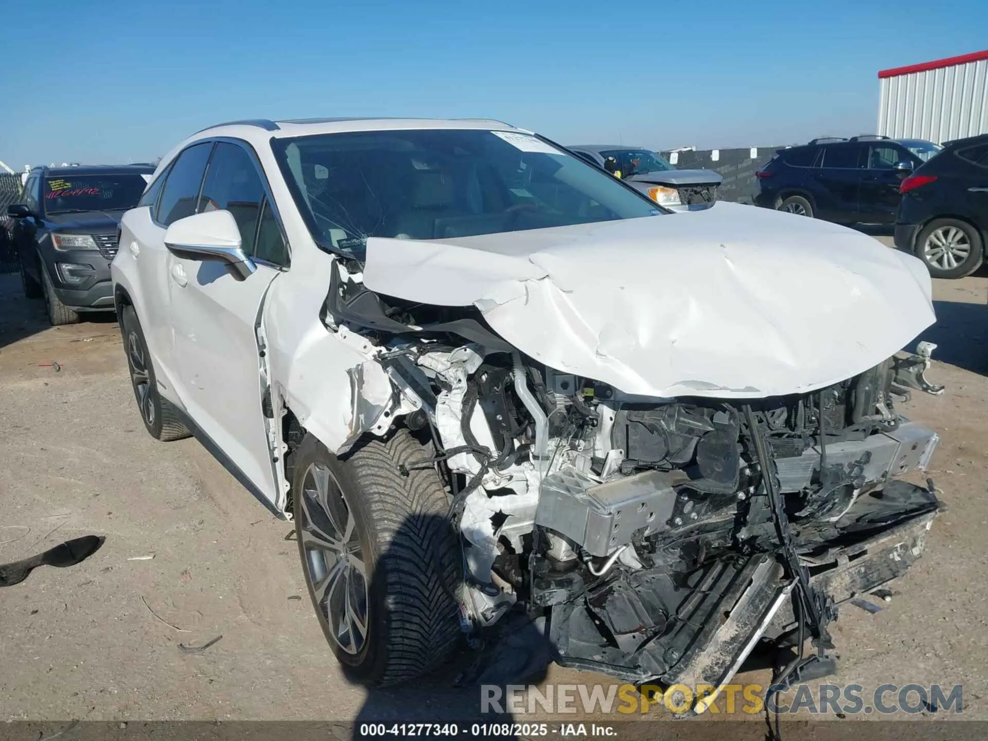 1 fotografías del automóvil dañado 2T2HGMDAXLC044439 LEXUS RX 450H 2020