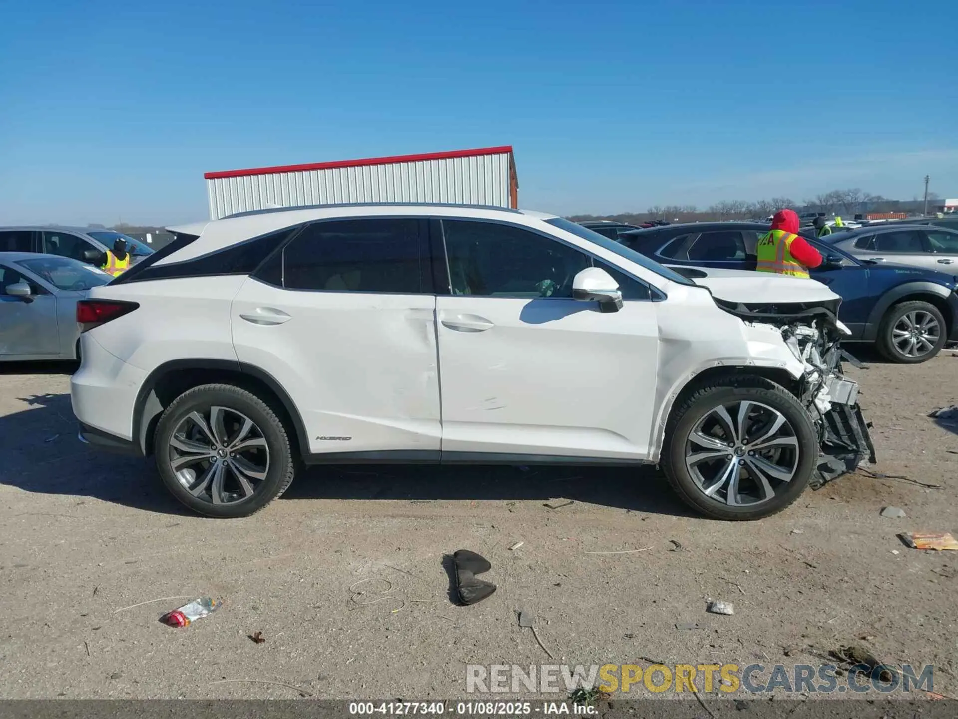 12 fotografías del automóvil dañado 2T2HGMDAXLC044439 LEXUS RX 450H 2020