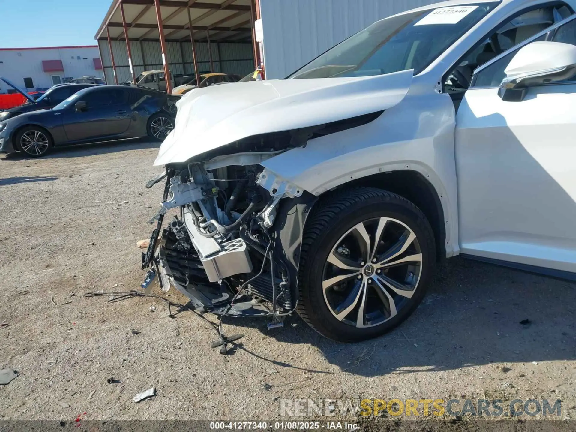 6 fotografías del automóvil dañado 2T2HGMDAXLC044439 LEXUS RX 450H 2020