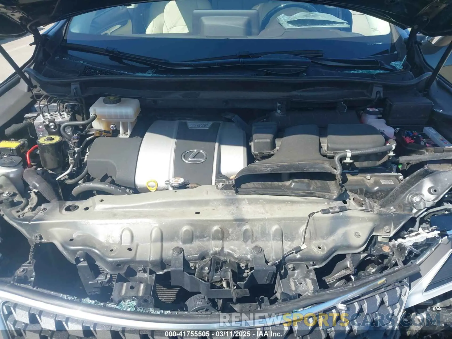 10 fotografías del automóvil dañado 2T2JGMDA0LC048405 LEXUS RX 450H 2020