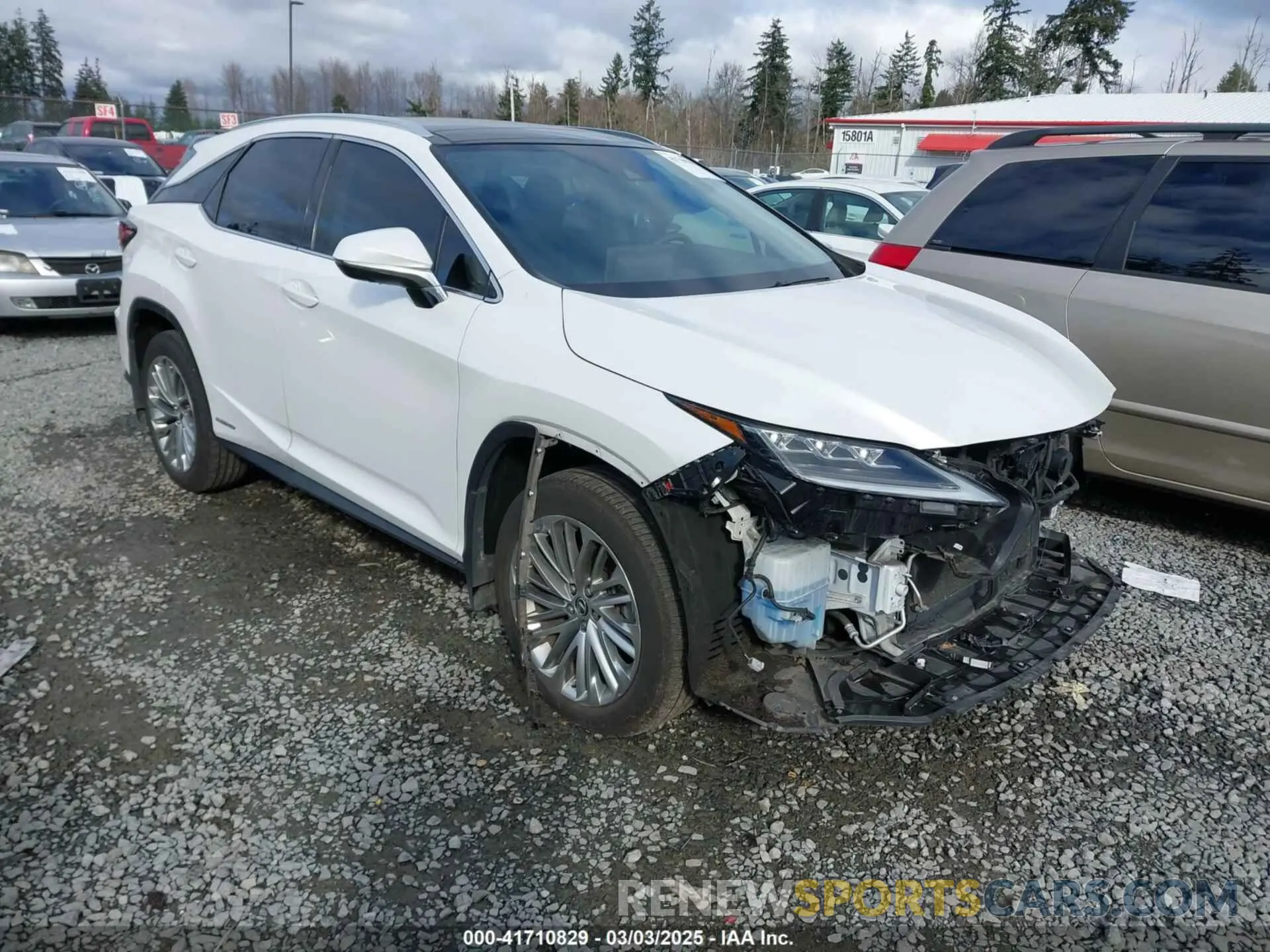 1 fotografías del automóvil dañado 2T2JGMDA1LC045951 LEXUS RX 450H 2020