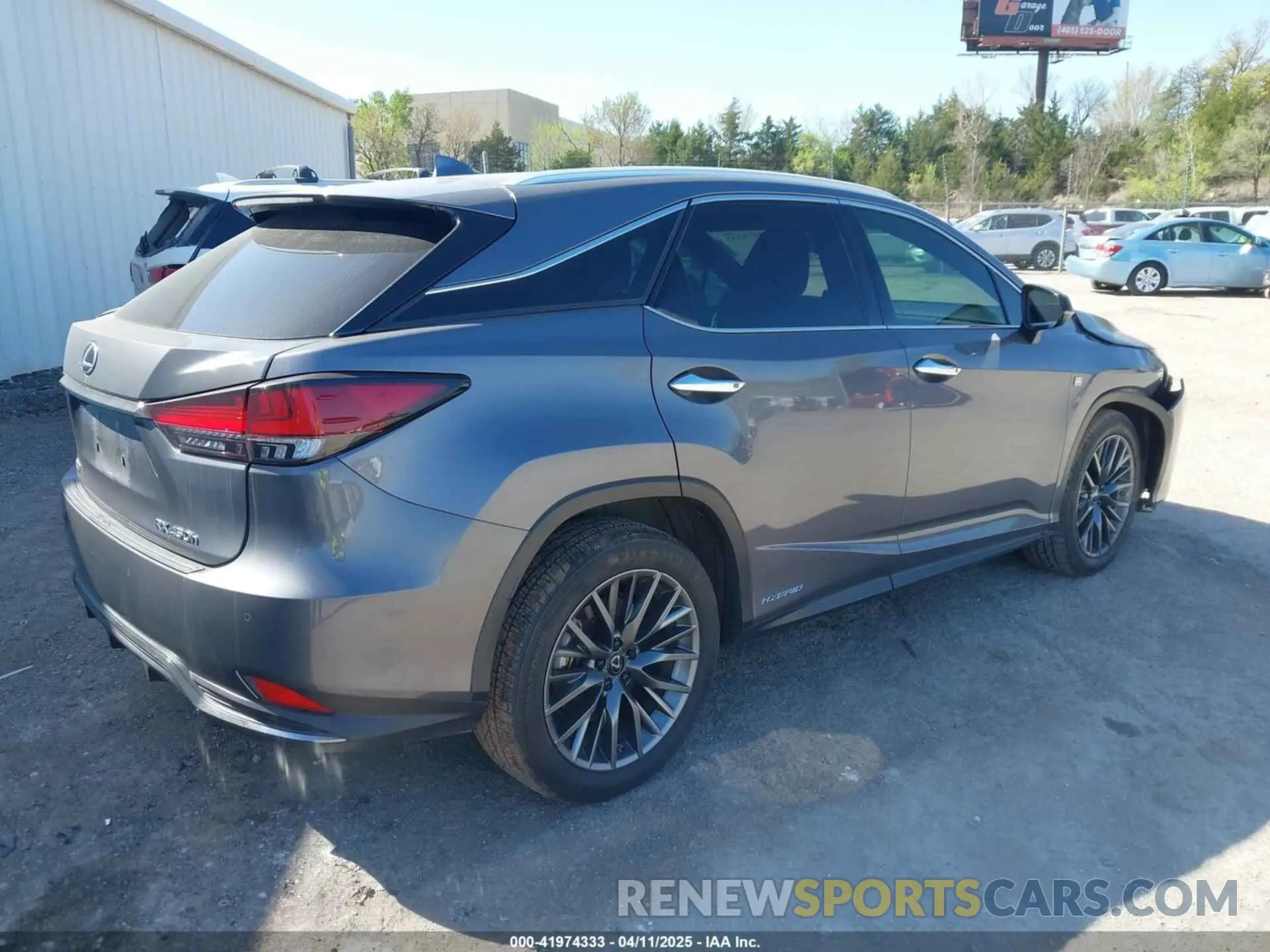 4 fotografías del automóvil dañado 2T2YGMDA4LC055002 LEXUS RX 450H 2020