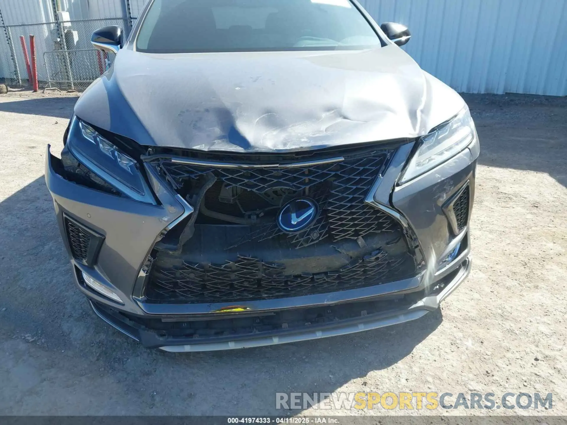 6 fotografías del automóvil dañado 2T2YGMDA4LC055002 LEXUS RX 450H 2020