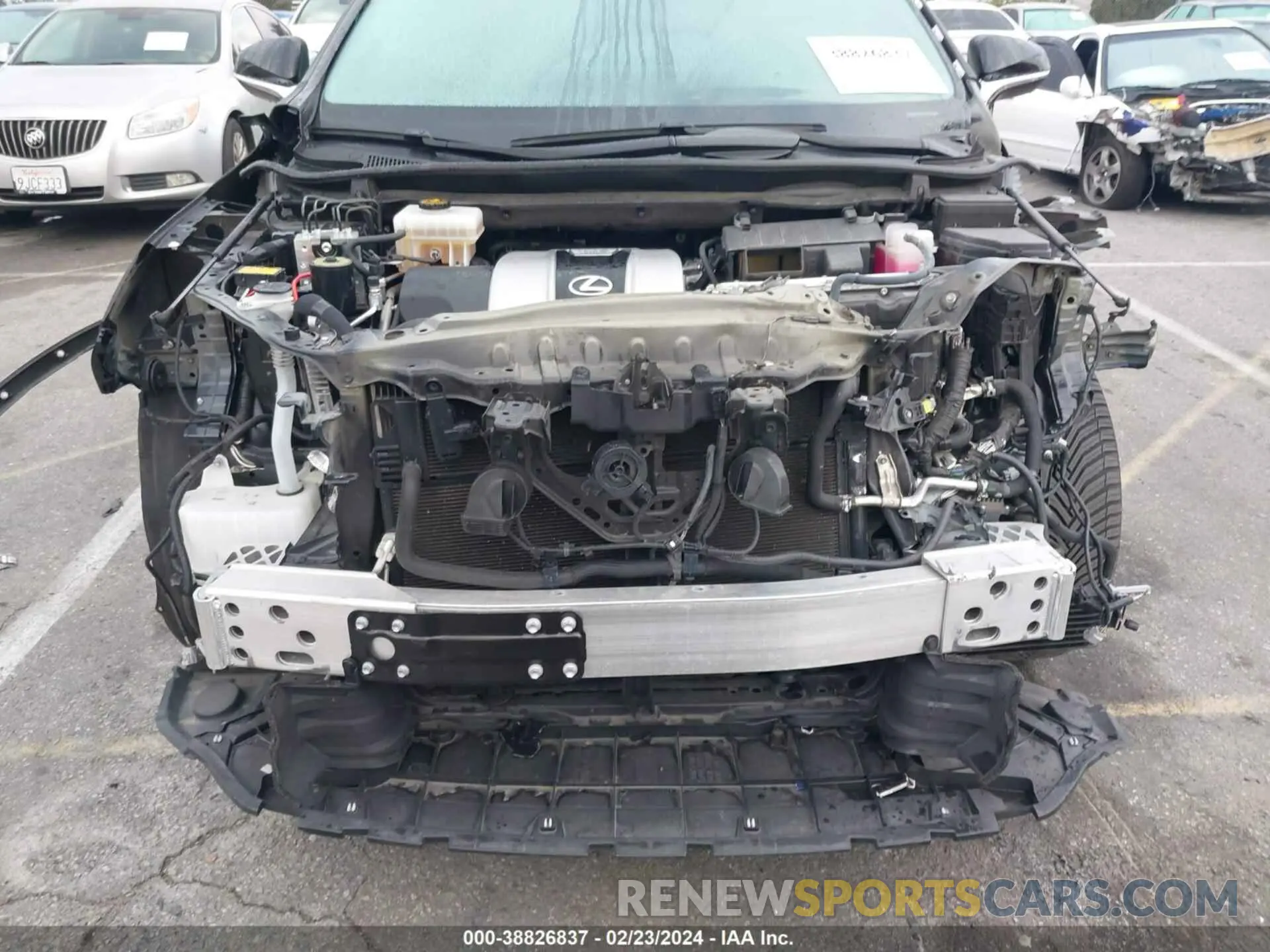 13 fotografías del automóvil dañado 2T2YGMDA7LC045337 LEXUS RX 450H 2020