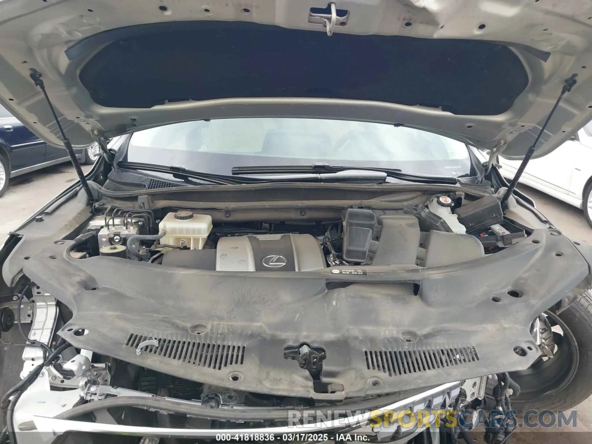 6 fotografías del automóvil dañado 2T2HGMDA0MC067228 LEXUS RX 450H 2021