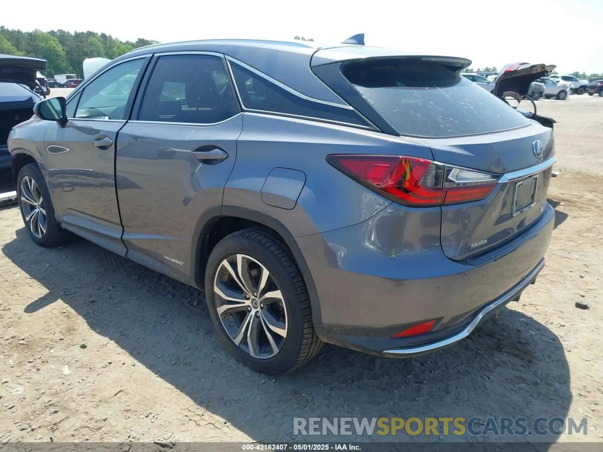 3 fotografías del automóvil dañado 2T2HGMDA6MC065516 LEXUS RX 450H 2021