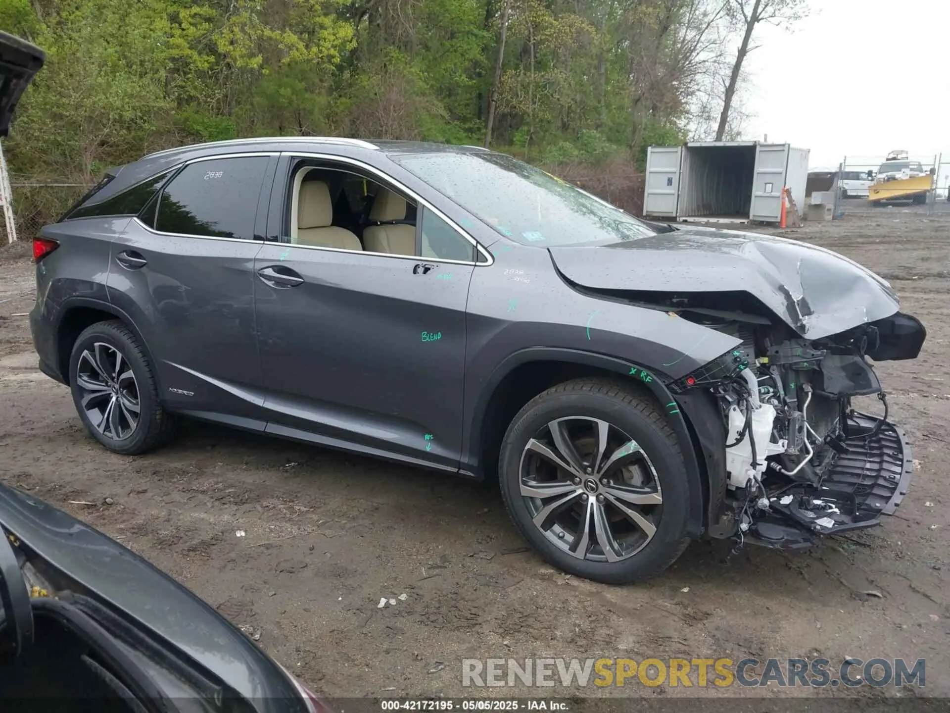 14 fotografías del automóvil dañado 2T2HGMDA7MC058171 LEXUS RX 450H 2021