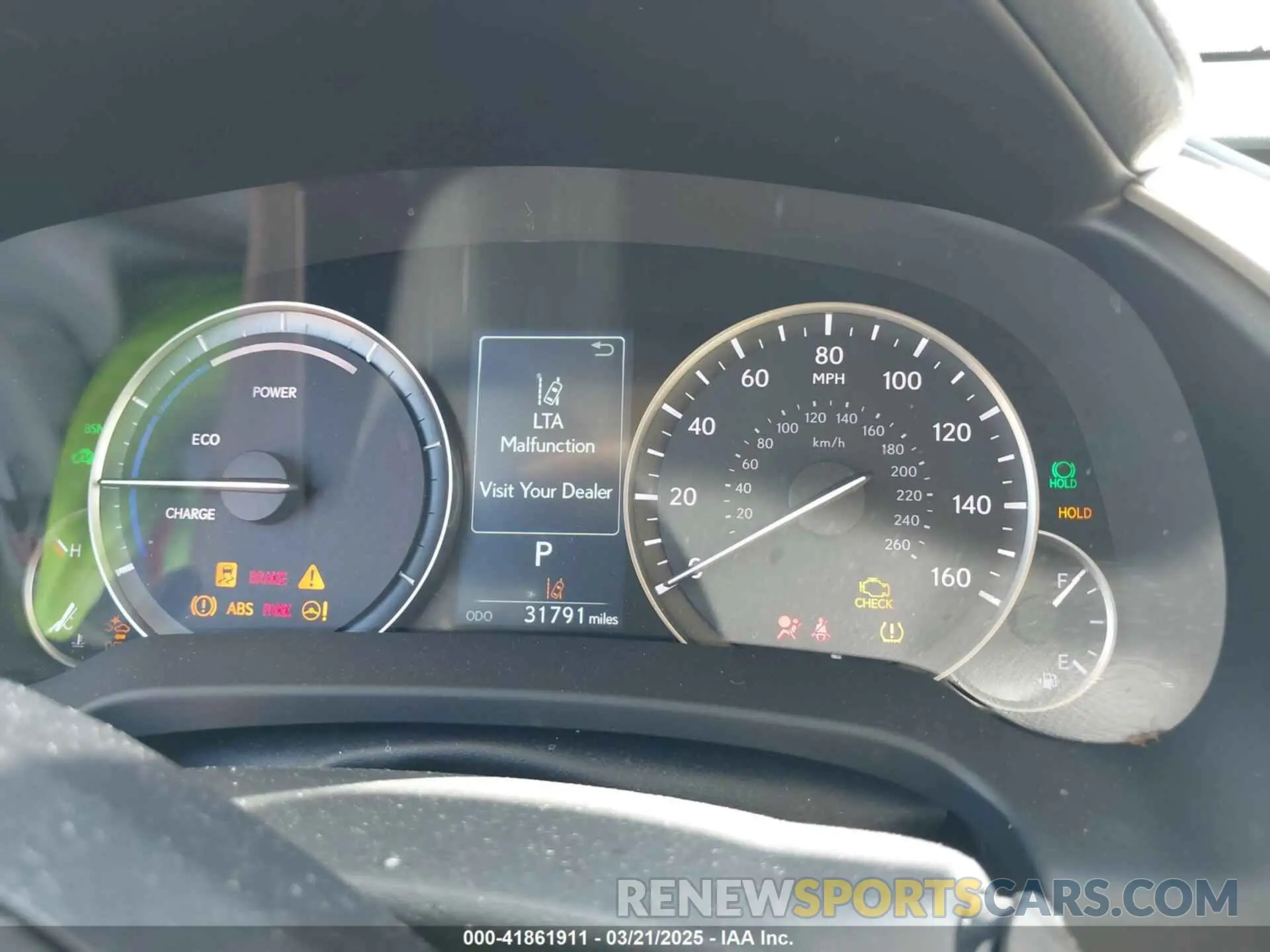 7 fotografías del automóvil dañado 2T2HGMDAXMC059802 LEXUS RX 450H 2021