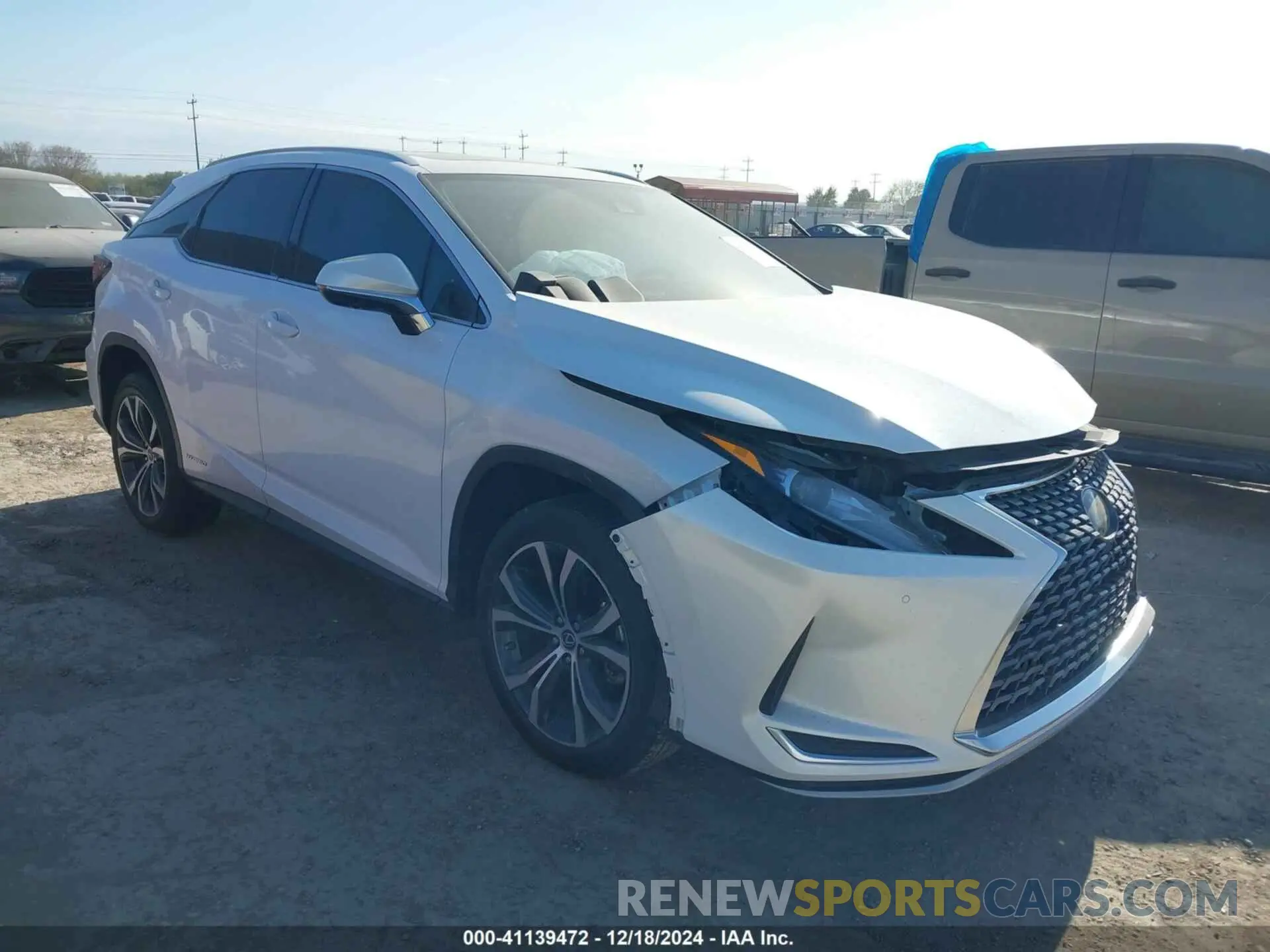 1 fotografías del automóvil dañado 2T2HGMDAXMC062425 LEXUS RX 450H 2021