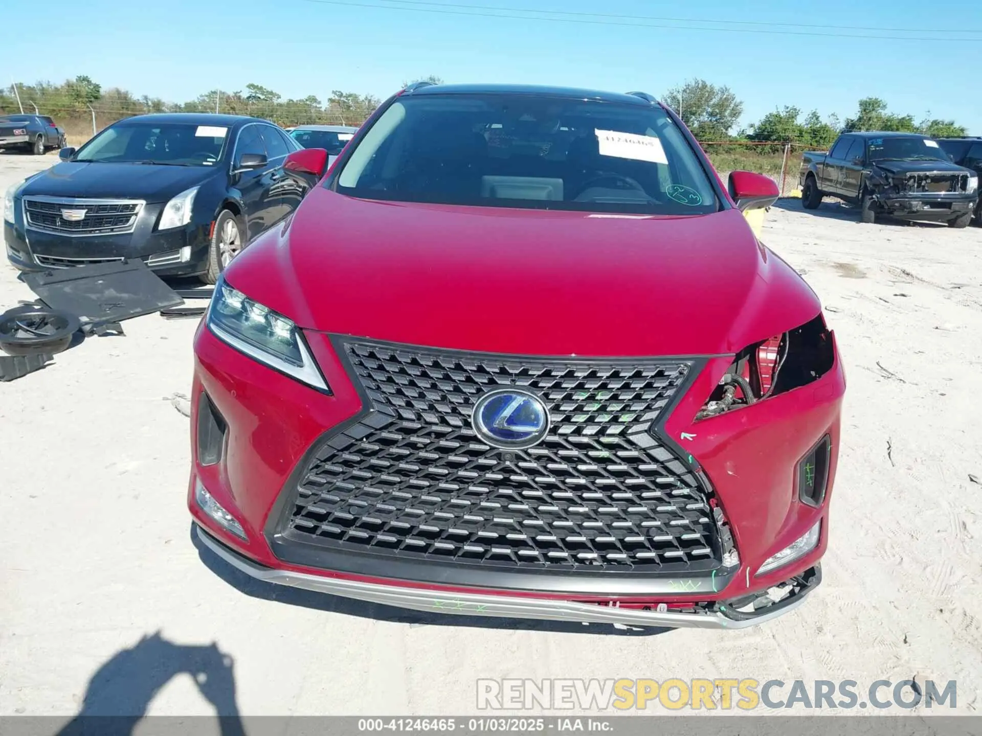 13 fotografías del automóvil dañado 2T2JGMDA1MC065053 LEXUS RX 450H 2021