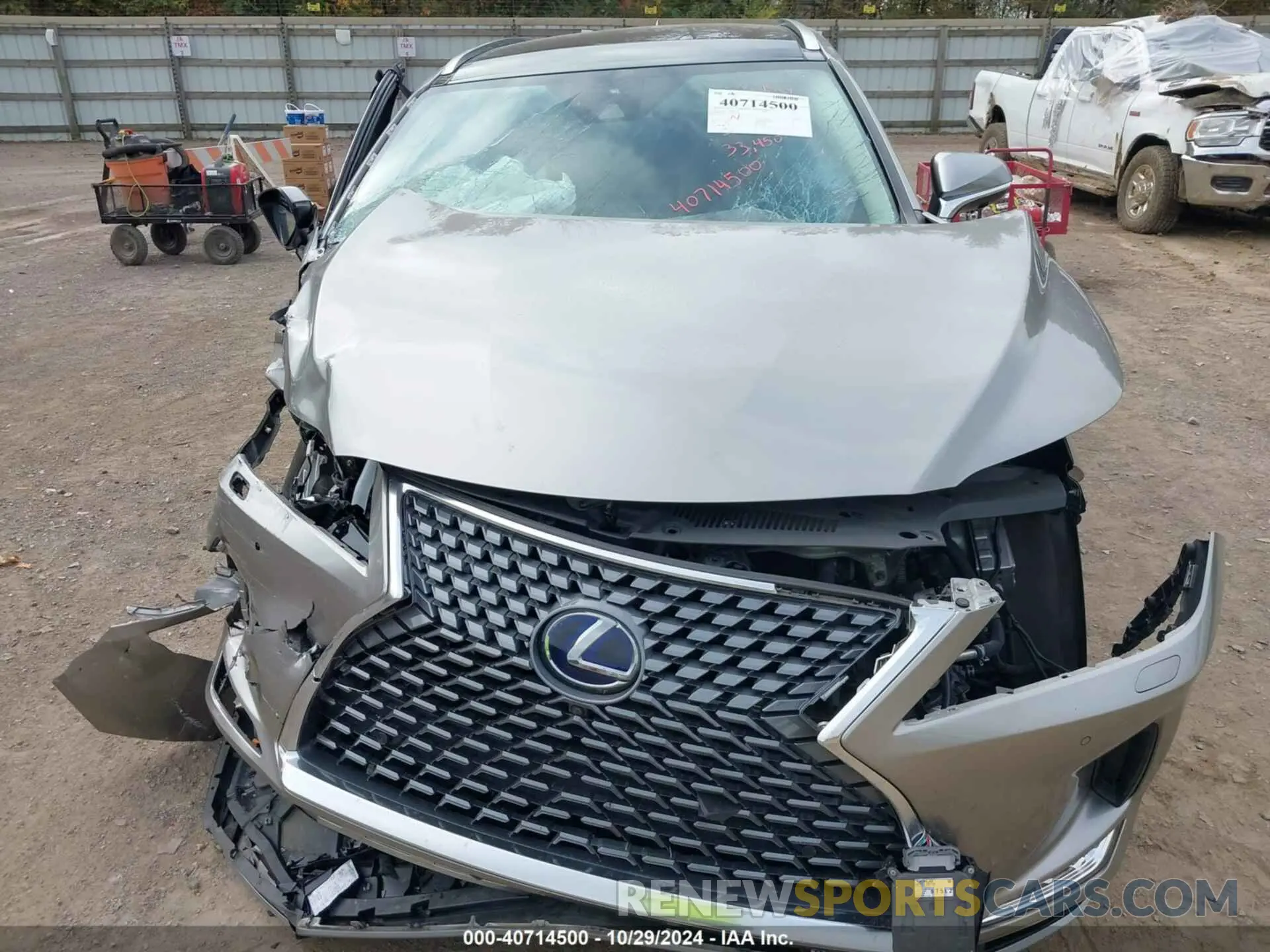 10 fotografías del automóvil dañado 2T2JGMDA9MC059159 LEXUS RX 450H 2021