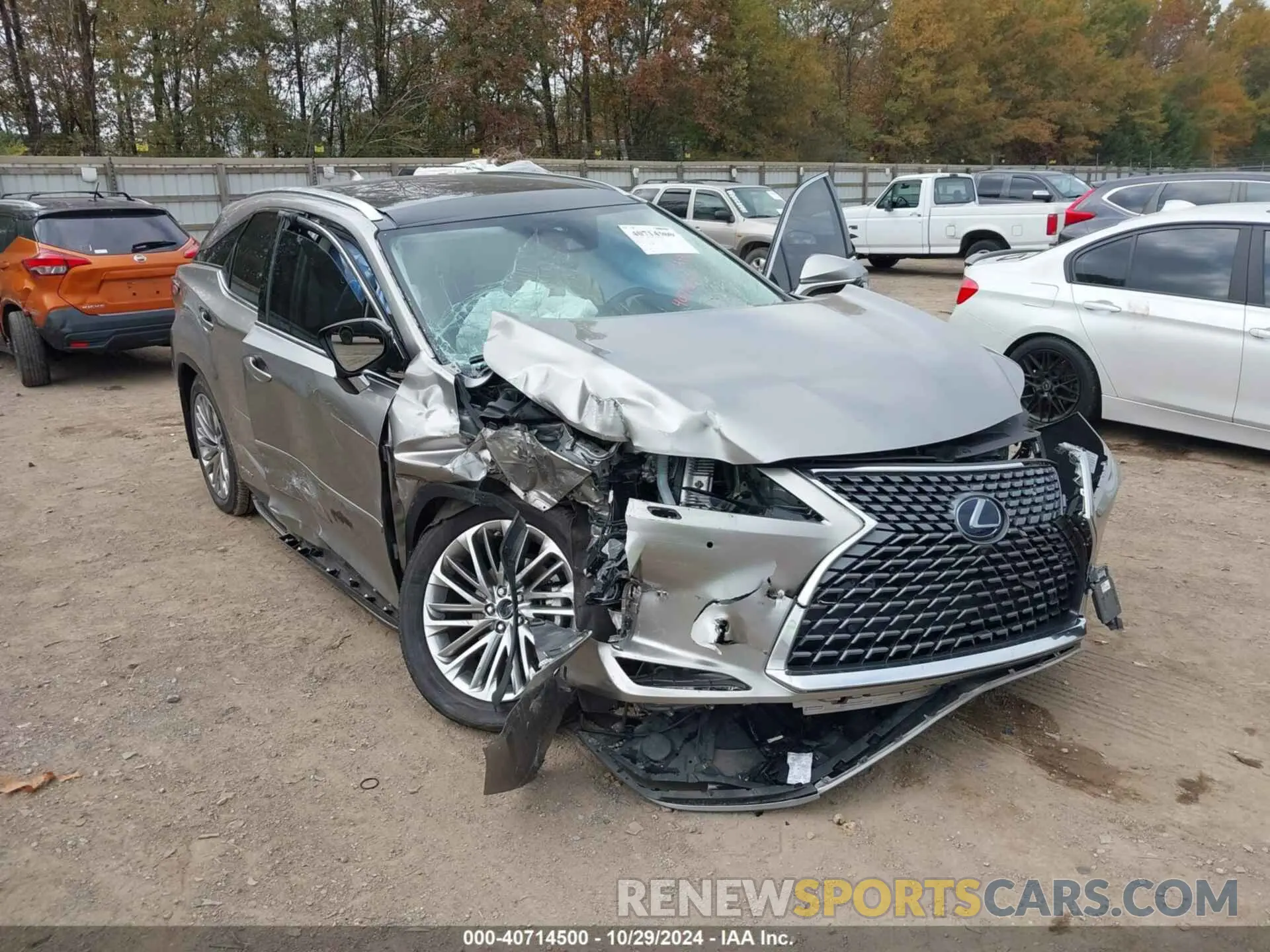 11 fotografías del automóvil dañado 2T2JGMDA9MC059159 LEXUS RX 450H 2021