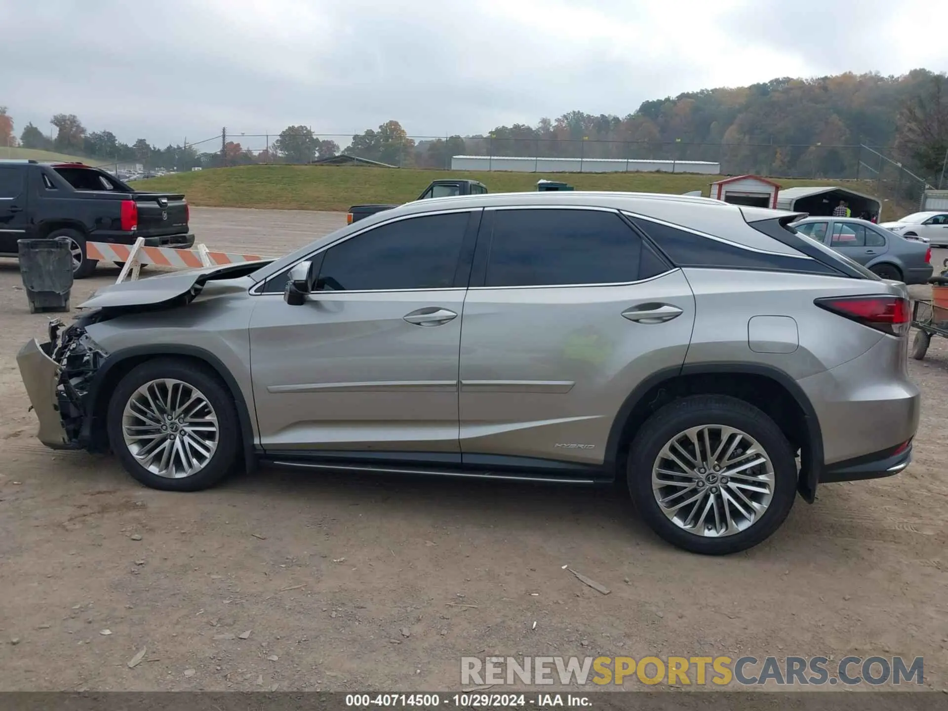 14 fotografías del automóvil dañado 2T2JGMDA9MC059159 LEXUS RX 450H 2021