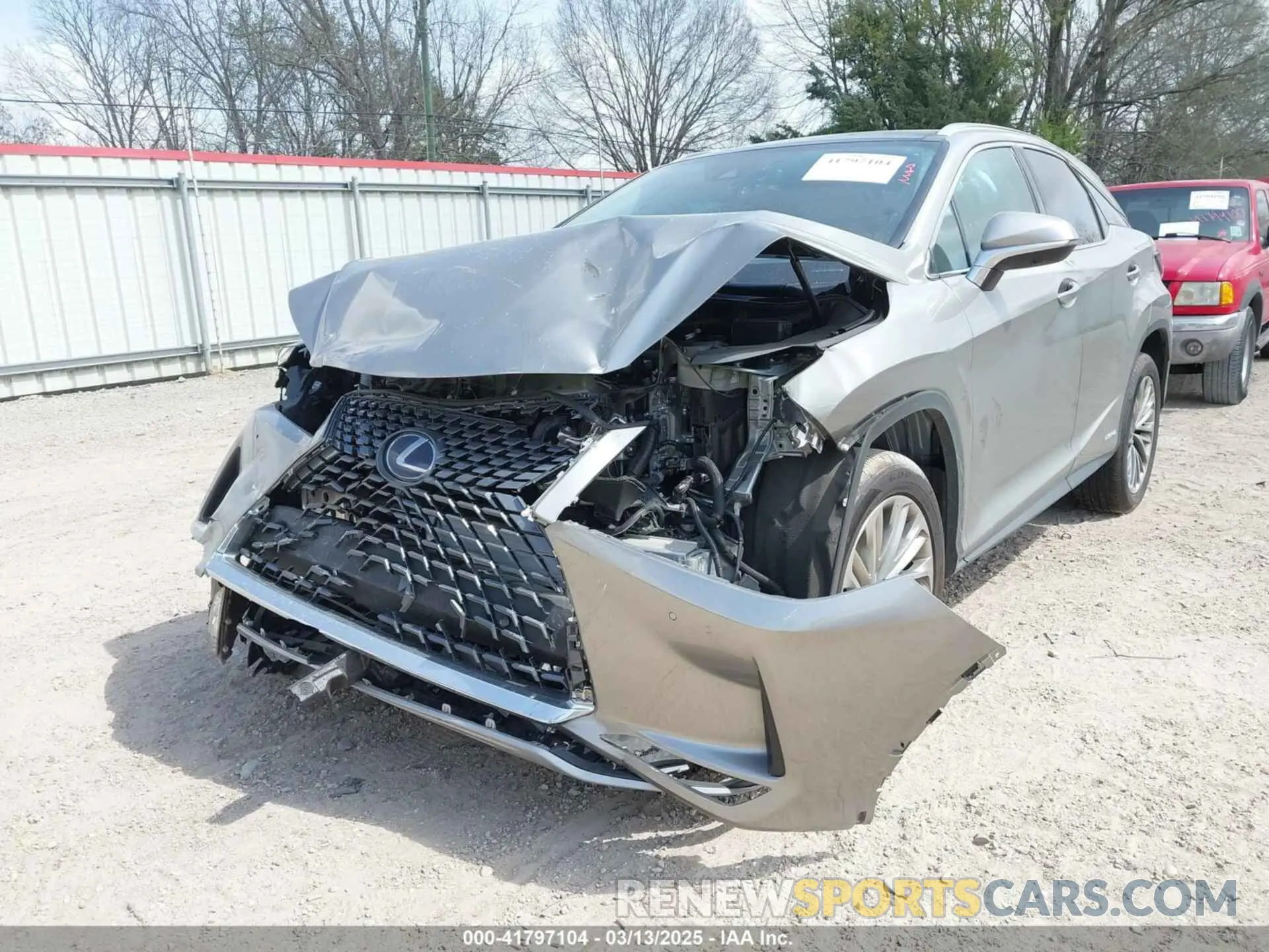 6 fotografías del automóvil dañado 2T2JGMDA9MC061963 LEXUS RX 450H 2021