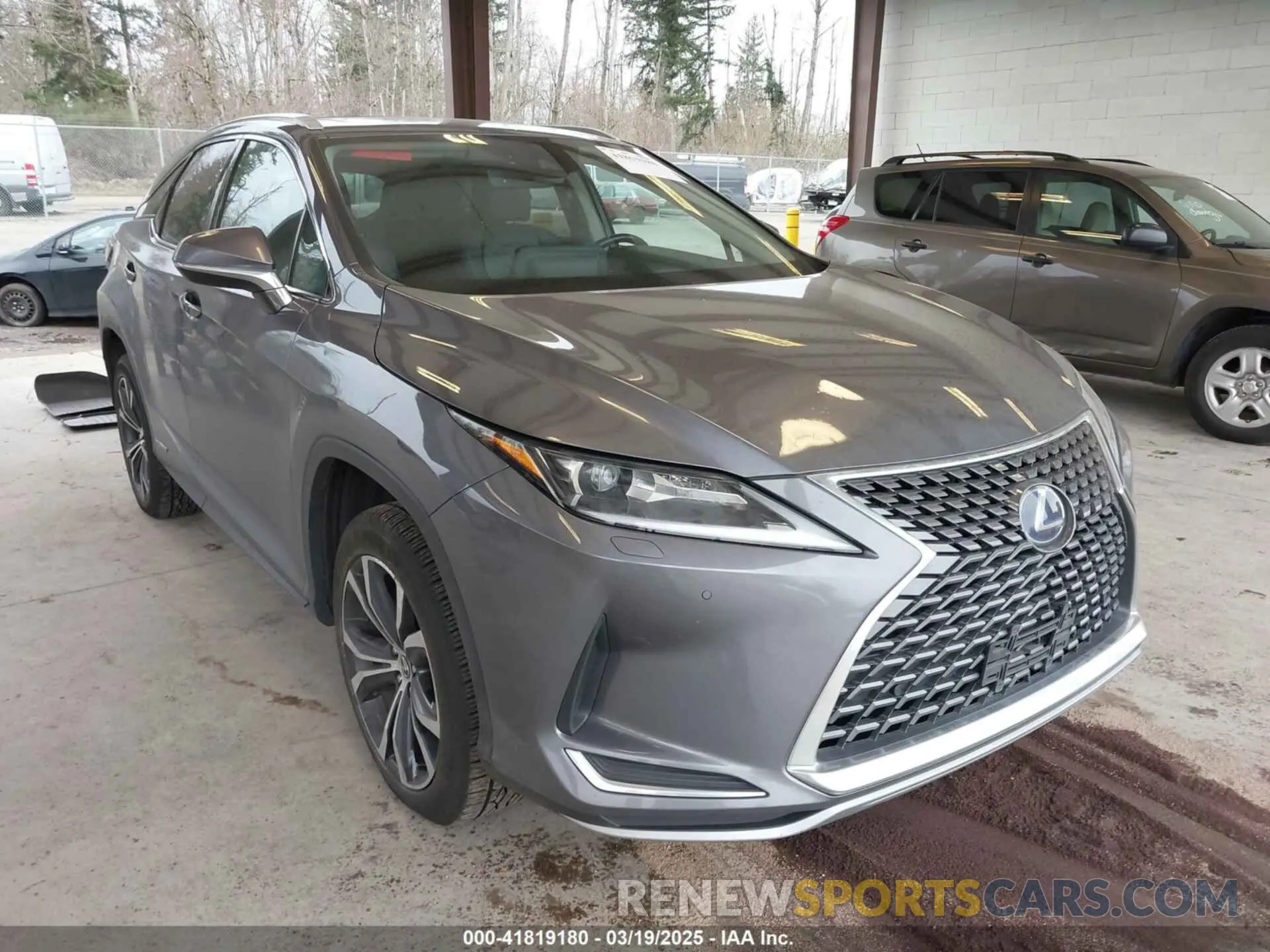 1 fotografías del automóvil dañado 2T2HGMDA0NC079557 LEXUS RX 450H 2022