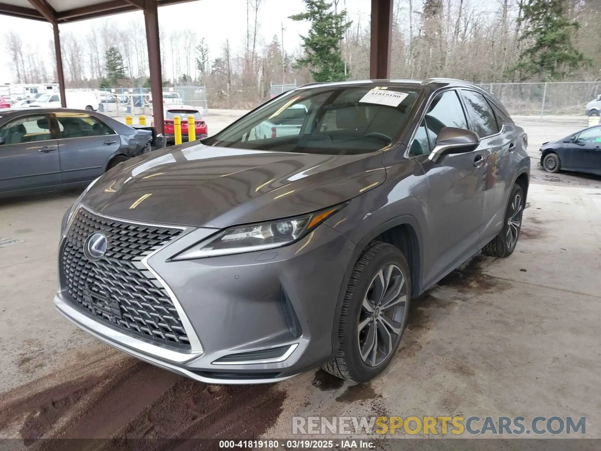 2 fotografías del automóvil dañado 2T2HGMDA0NC079557 LEXUS RX 450H 2022