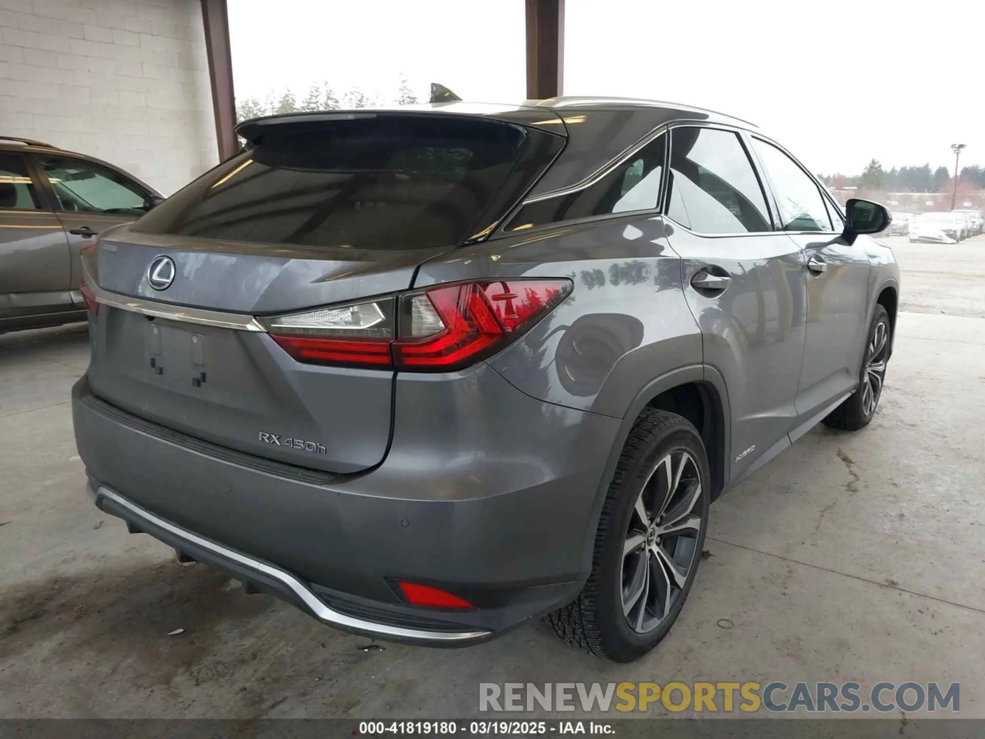 4 fotografías del automóvil dañado 2T2HGMDA0NC079557 LEXUS RX 450H 2022