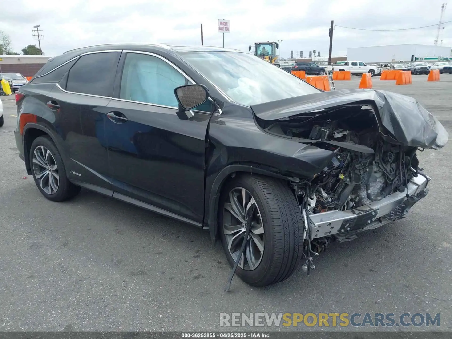 1 fotografías del automóvil dañado 2T2HGMDA1NC090258 LEXUS RX 450H 2022