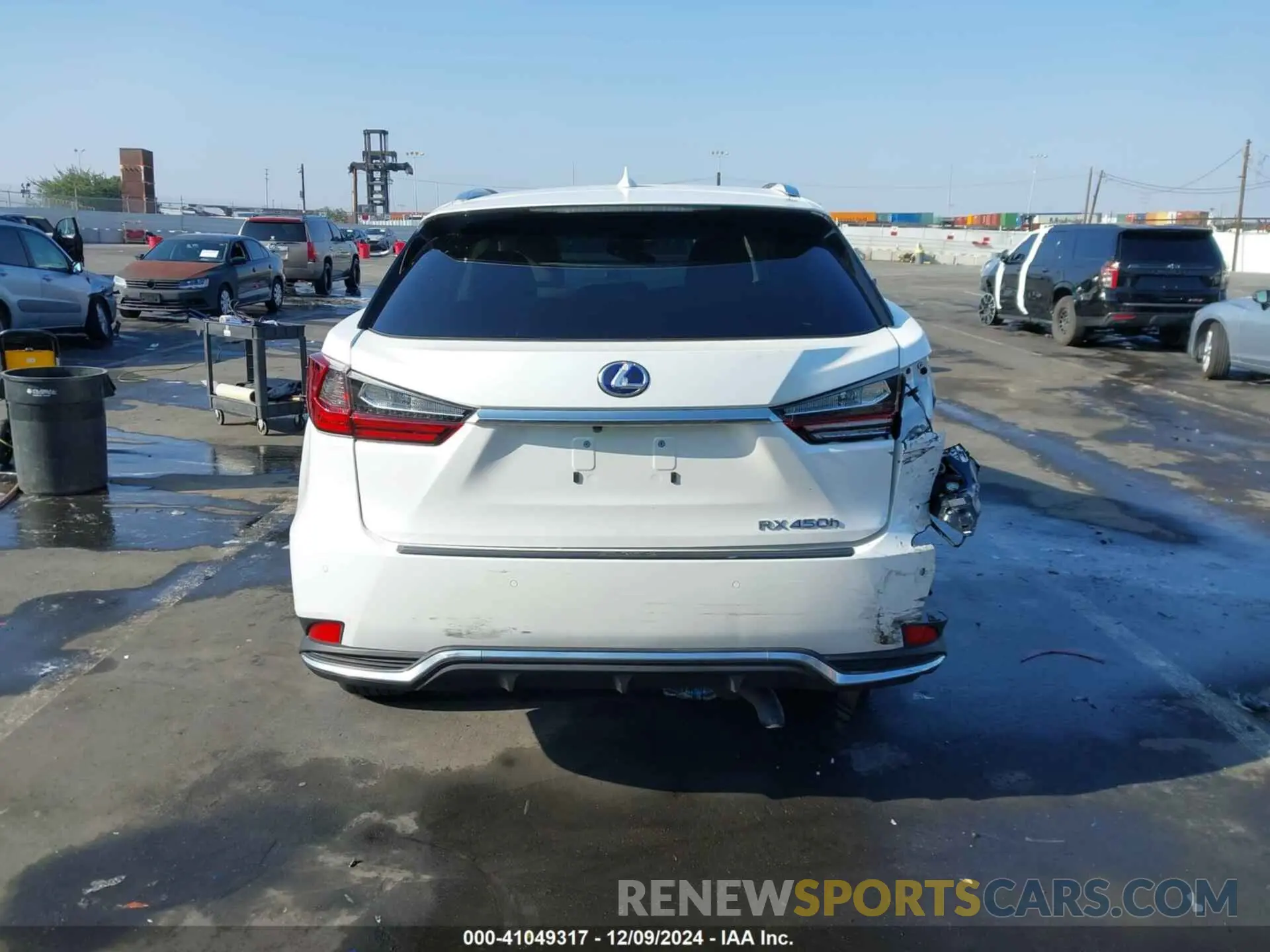 15 fotografías del automóvil dañado 2T2HGMDA3NC085353 LEXUS RX 450H 2022