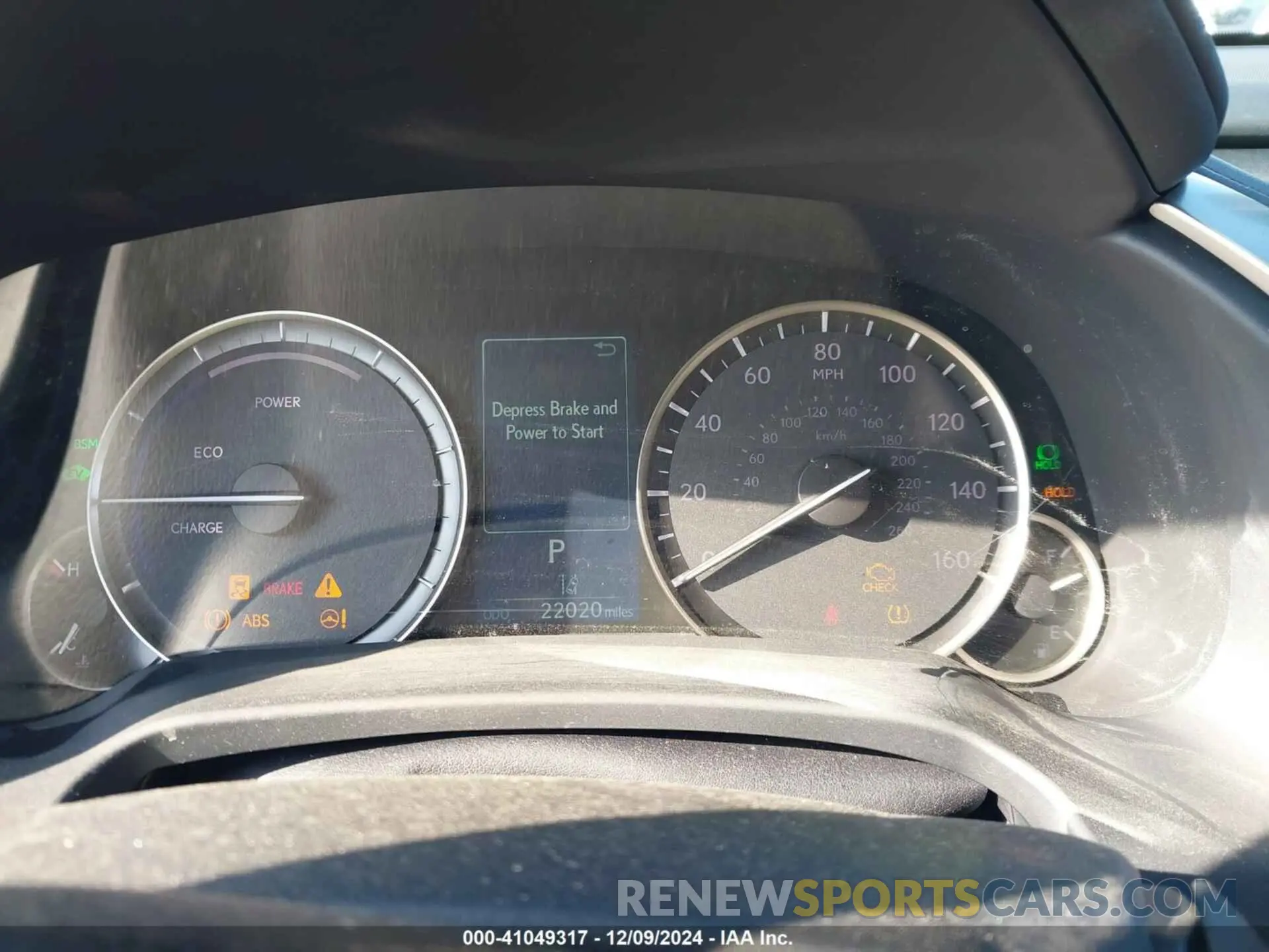 7 fotografías del automóvil dañado 2T2HGMDA3NC085353 LEXUS RX 450H 2022